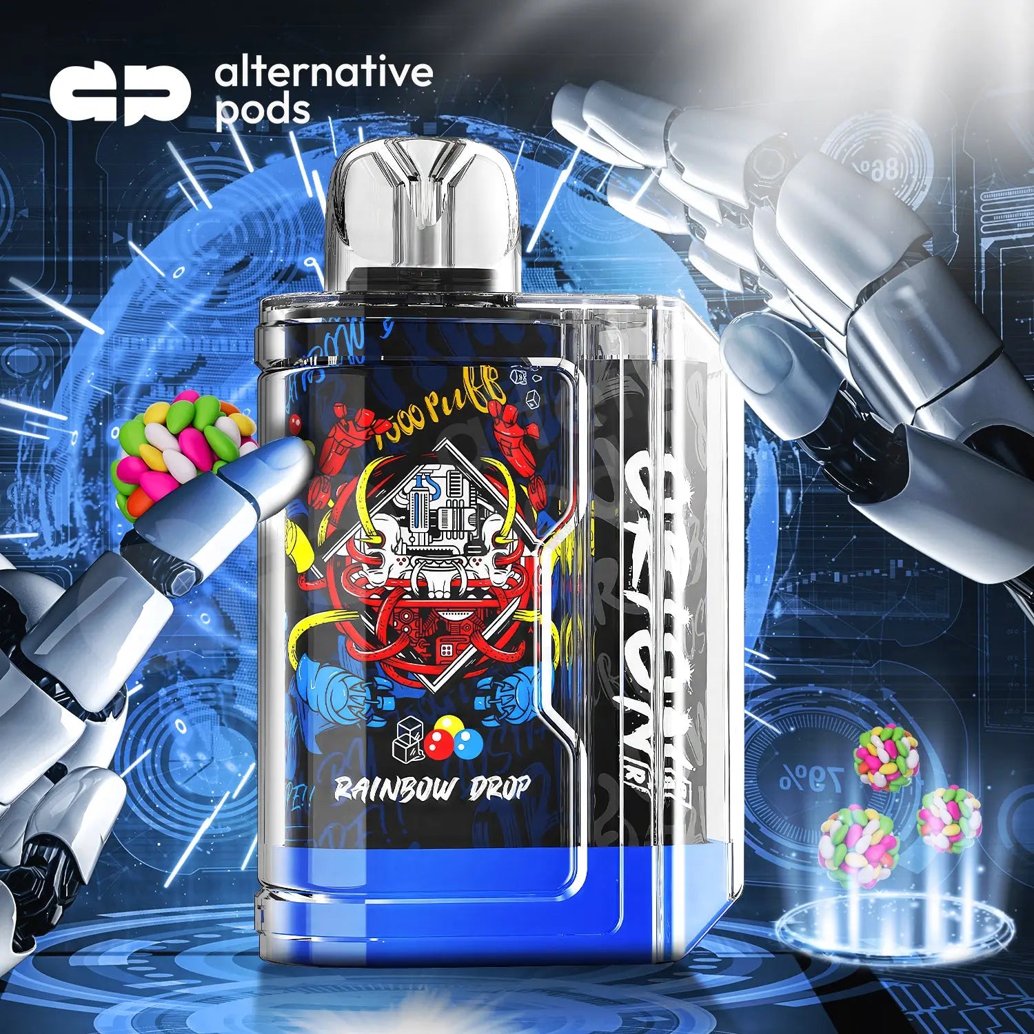 Lost Vape Orion Bar 7500 Puffs Disposable Vape - Rainbow Drop 