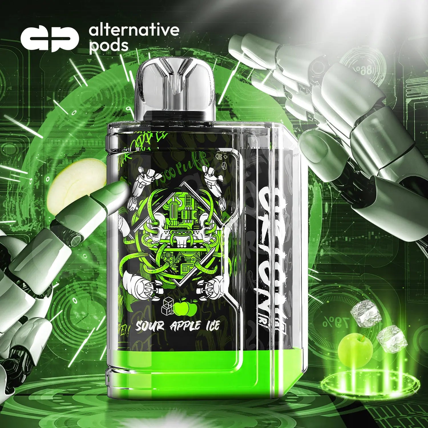 Lost Vape Orion Bar 7500 Puffs Disposable Vape - Sour Apple Ice 