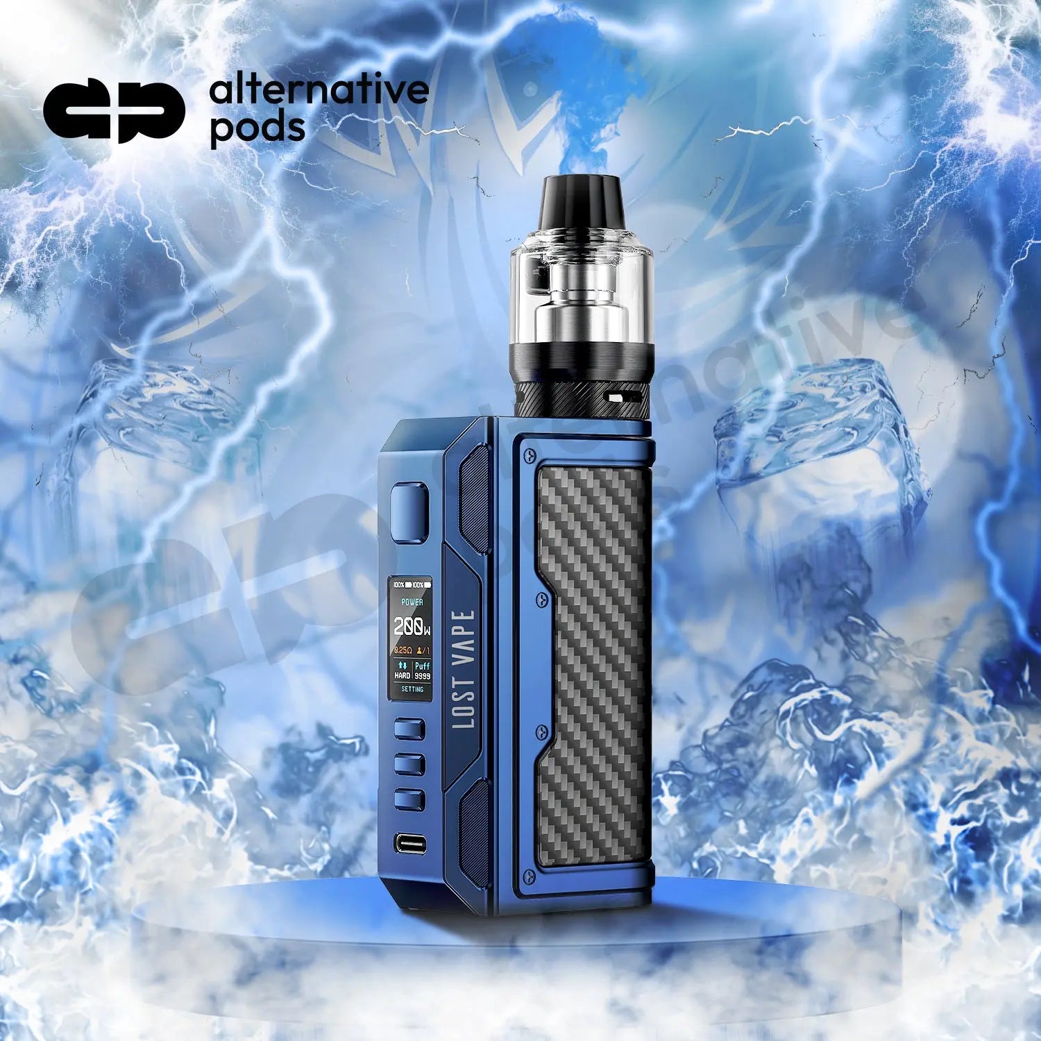 Lost Vape Thelema Quest 200W 18650 Starter Kit - Alternative pods | Online Vape & Smoke Shop