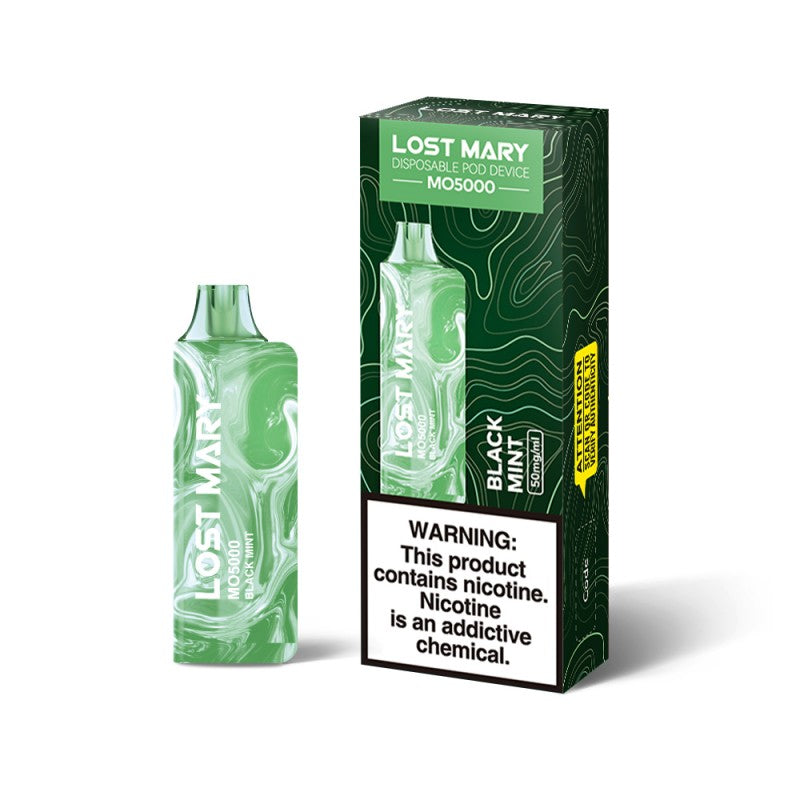 Lost Mary MO5000 Disposable - Black Mint