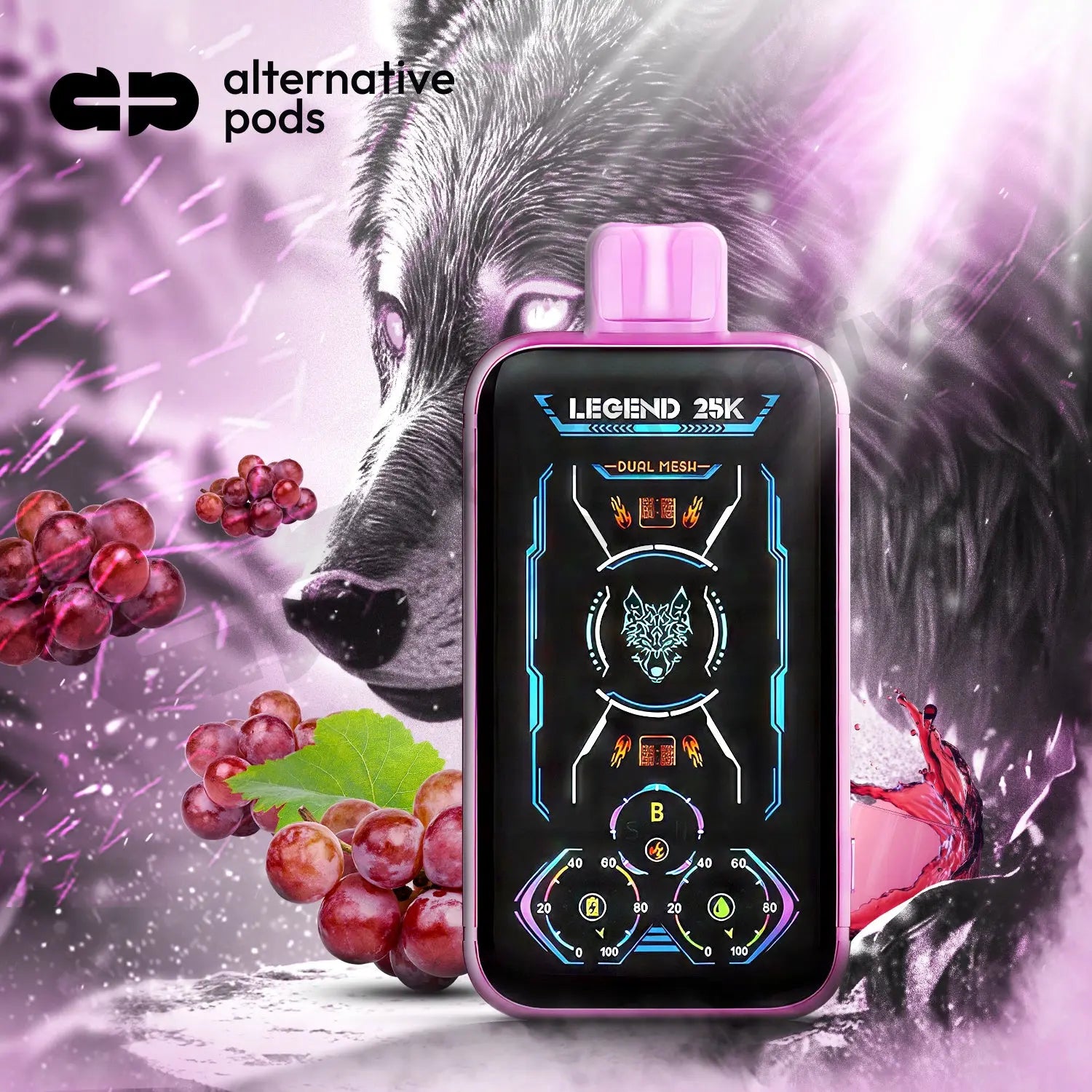 Lucky Wolf Legend 25K Disposable - Alternative pods | Online Vape & Smoke Shop