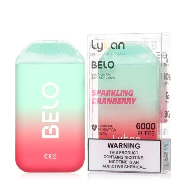 Lykcan BELO 6000 Puffs Disposable Vape - Sparkling Cranberry 