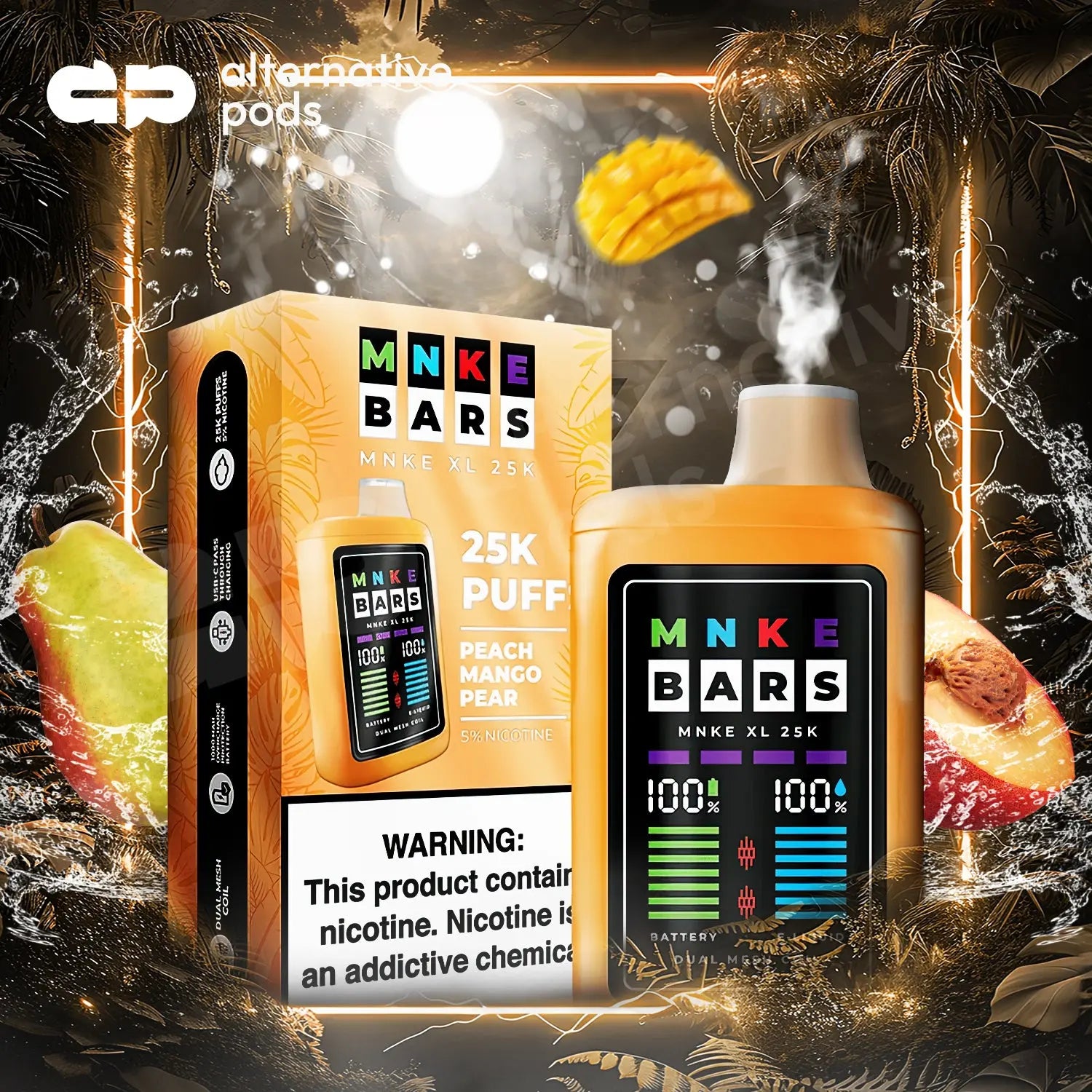 MNKE BARS XL 25K Disposable - Alternative pods | Online Vape & Smoke Shop