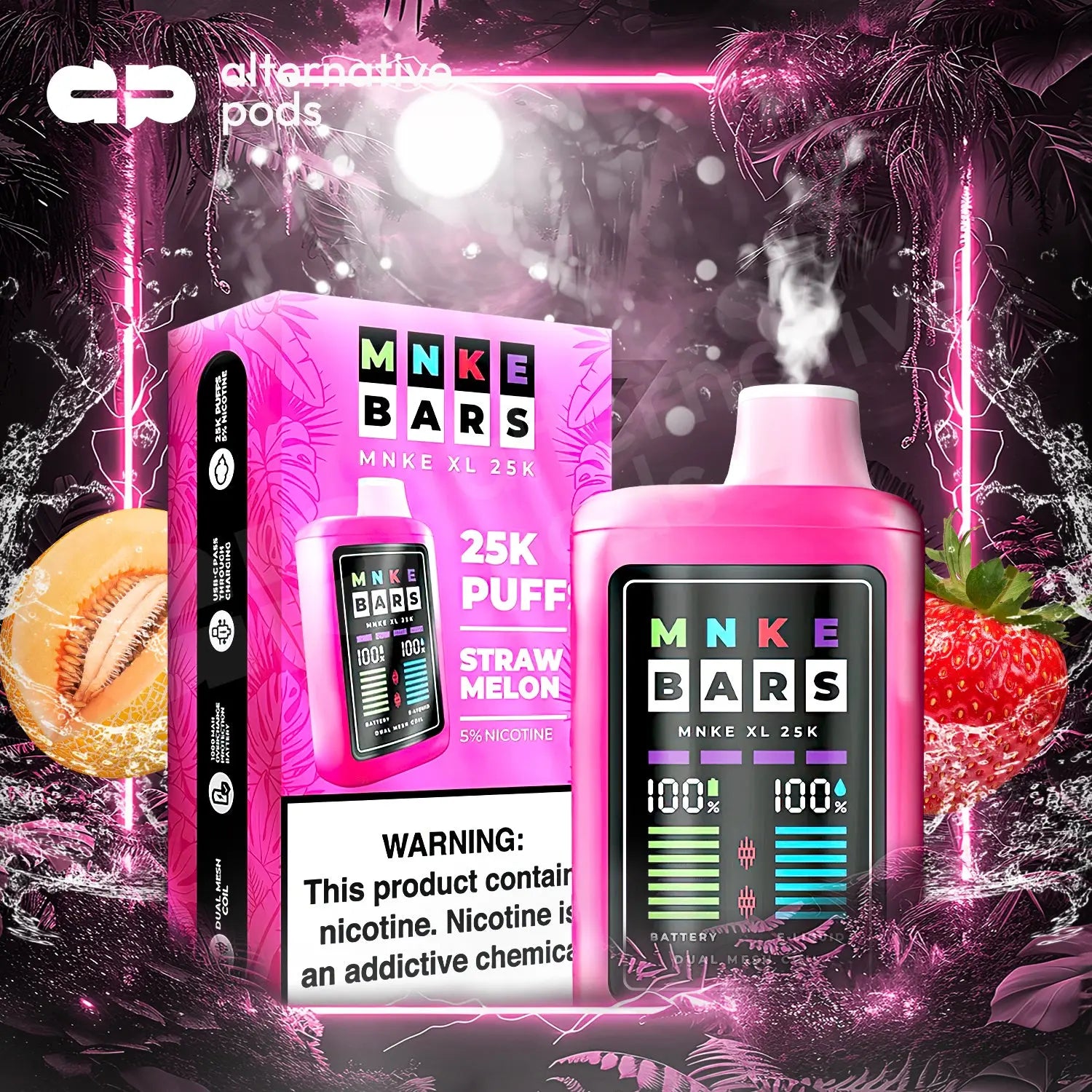 MNKE BARS XL 25K Disposable - Alternative pods | Online Vape & Smoke Shop