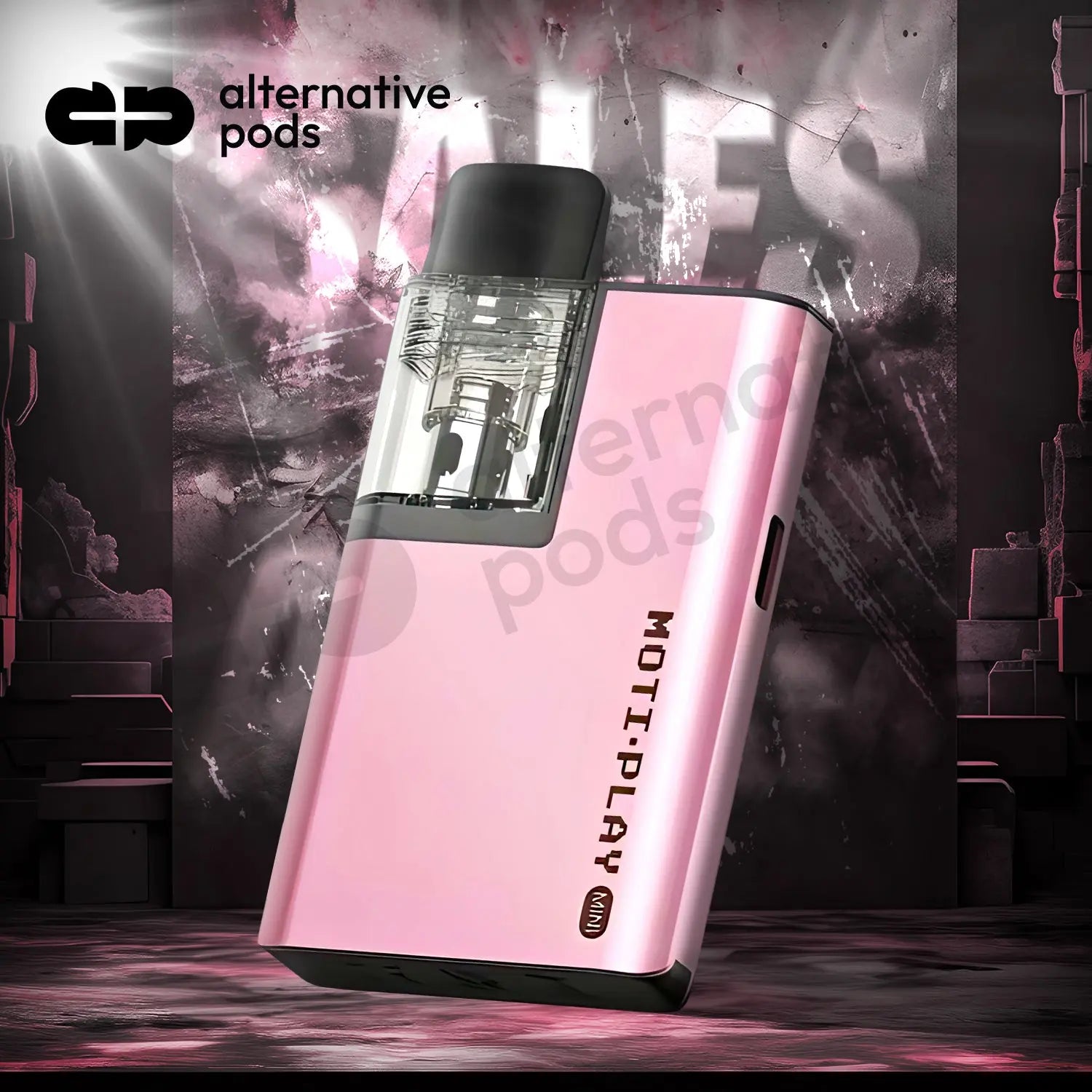 MOTI Play Mini 650mAh Pod System Starter Kit With 2ML Refillable Pod MOTI Play Mini 650mAh Pod System Starter Kit With 2ML Refillable Pod