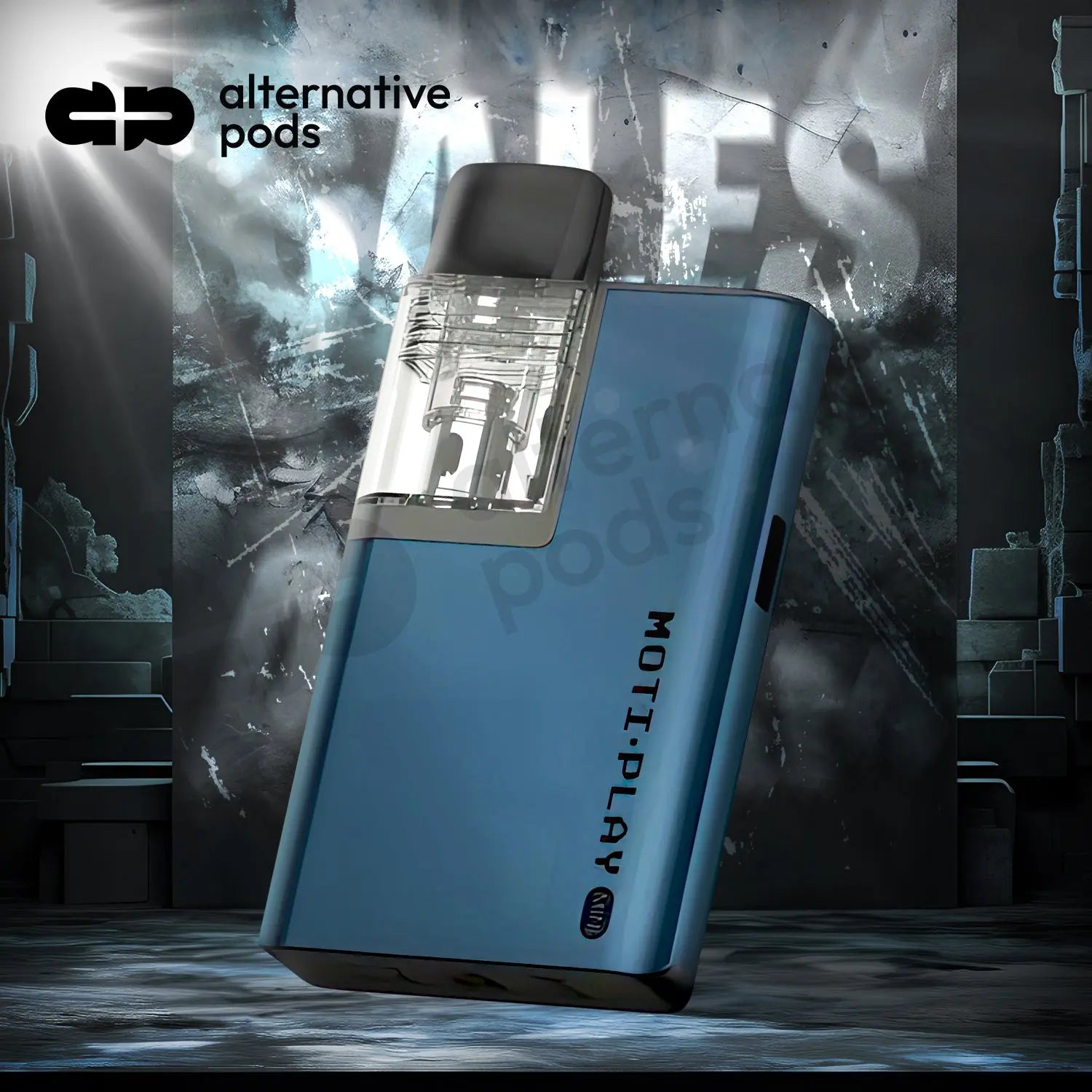 MOTI Play Mini 650mAh Pod System Starter Kit With 2ML Refillable Pod - Alternative pods | Online Vape & Smoke Shop