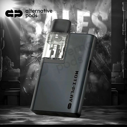 MOTI Play Mini 650mAh Pod System Starter Kit With 2ML Refillable Pod - Alternative pods | Online Vape & Smoke Shop