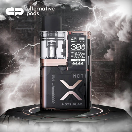 MOTI X Play 900mAh Pod System Starter Kit With 2ML Refillable Pod - Alternative pods | Online Vape & Smoke Shop