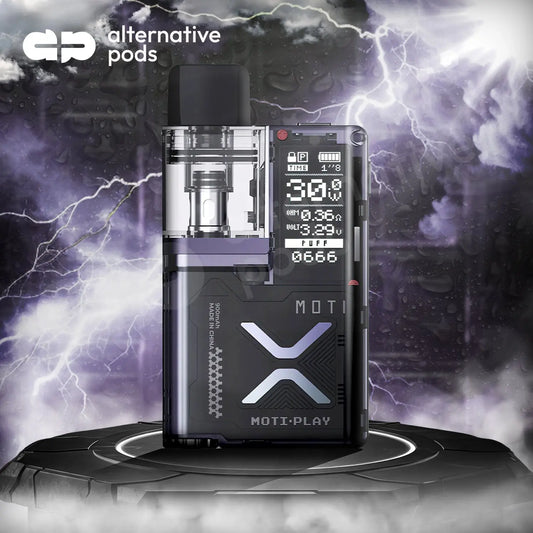 MOTI X Play 900mAh Pod System Starter Kit With 2ML Refillable Pod - Alternative pods | Online Vape & Smoke Shop