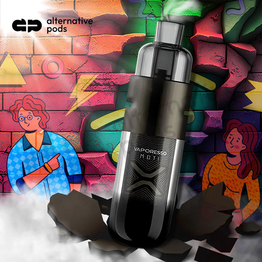 MOTI x Vaporesso X Mini 1150mAh 29W Adjustable Airflow Pod System Starter Kit - Alternative pods | Online Vape & Smoke Shop