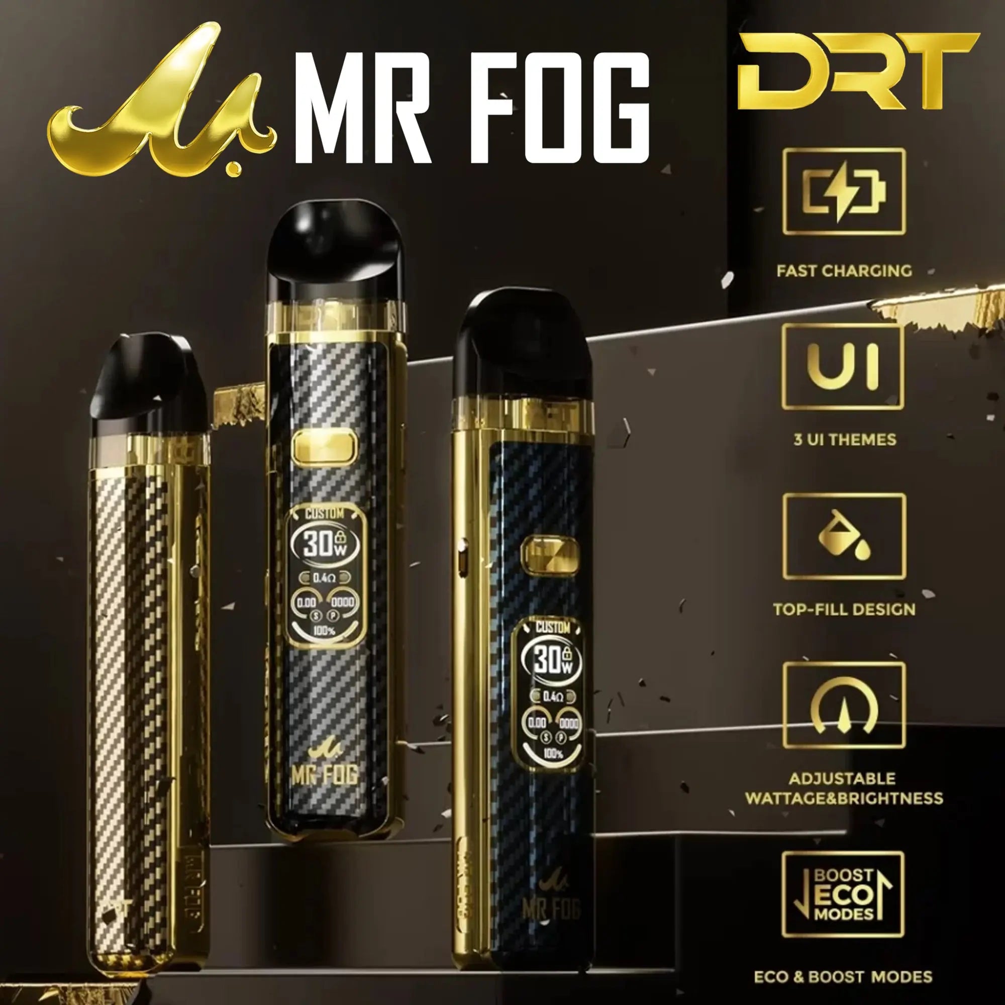 MR FOG DRT Vaping Device Kit MR FOG DRT Vaping Device Kit