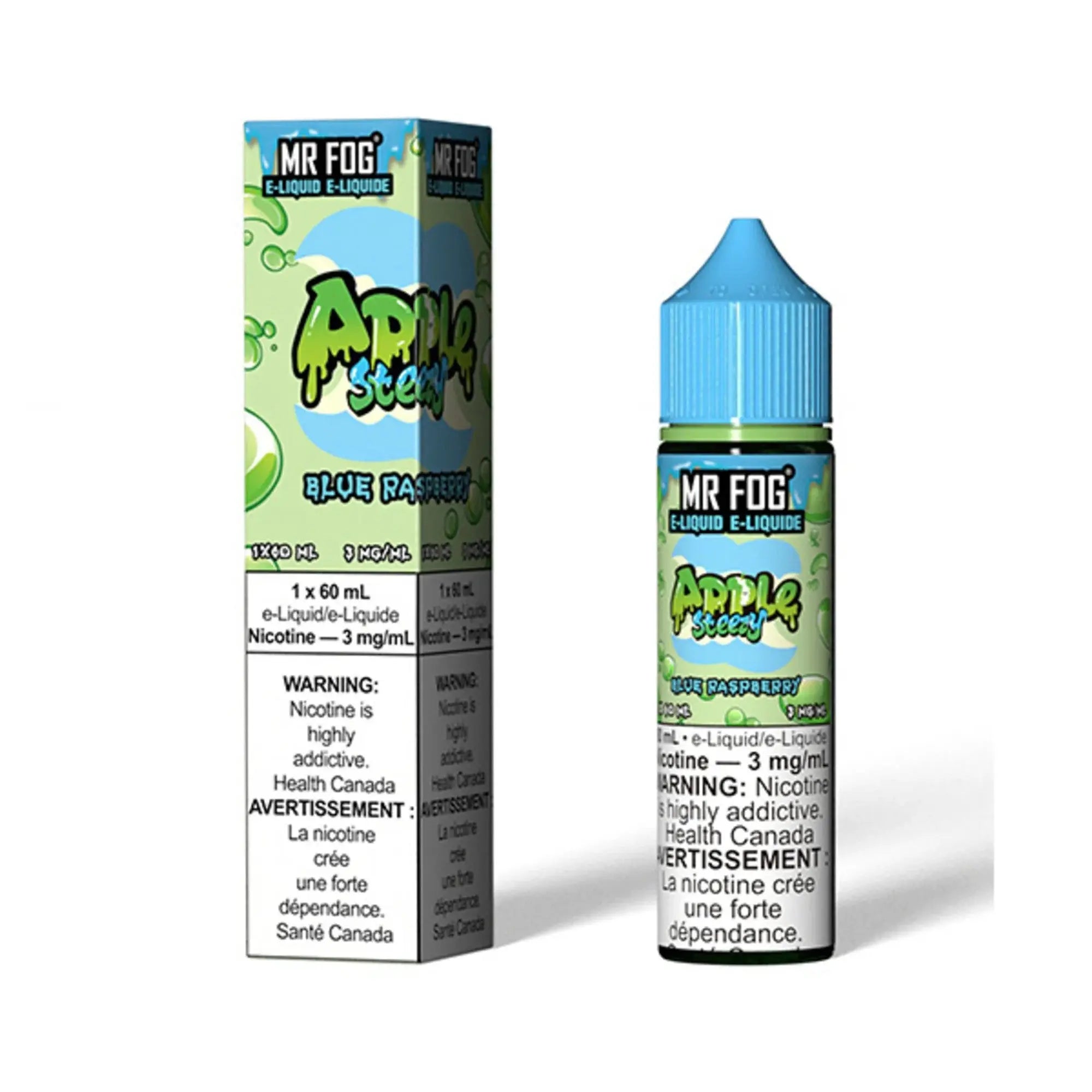 MR FOG E-LIQUID APPLE STEEZY 60ML - Blue Raspberry 