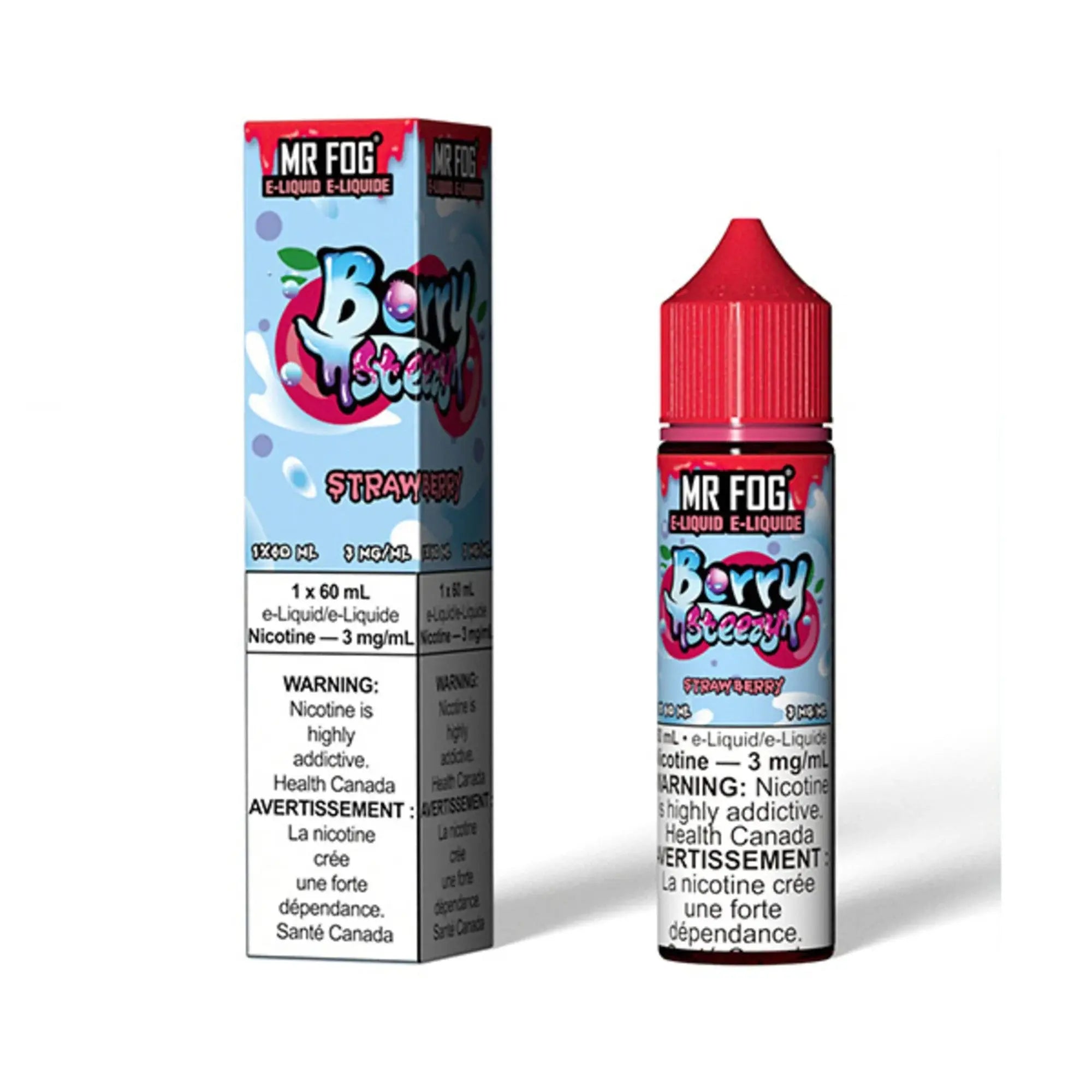 MR FOG E-LIQUID BERRY STEEZY 60ML - Strawberry 