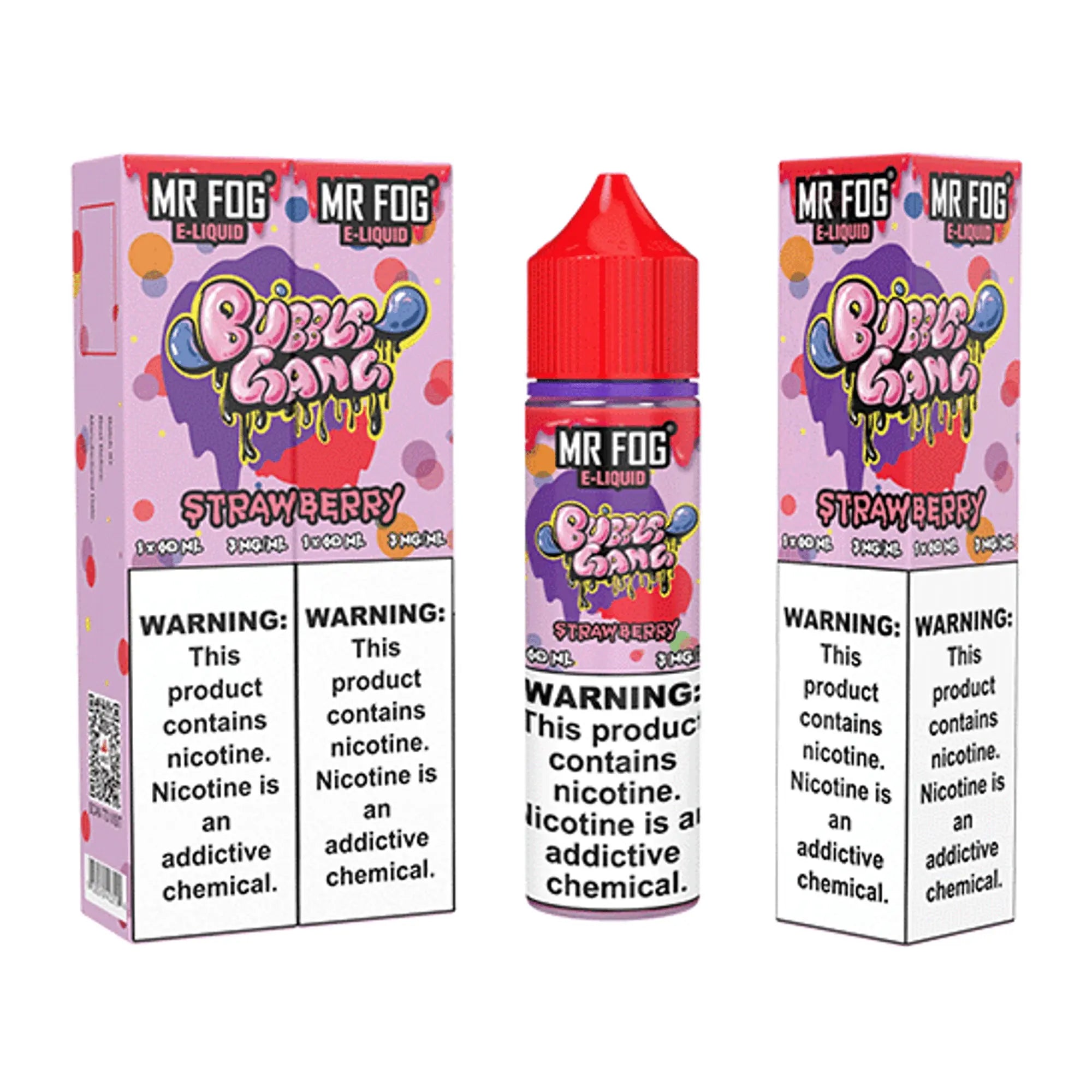 MR FOG E-LIQUID BUBBLE GANG 60ML MR FOG E-LIQUID BUBBLE GANG 60ML