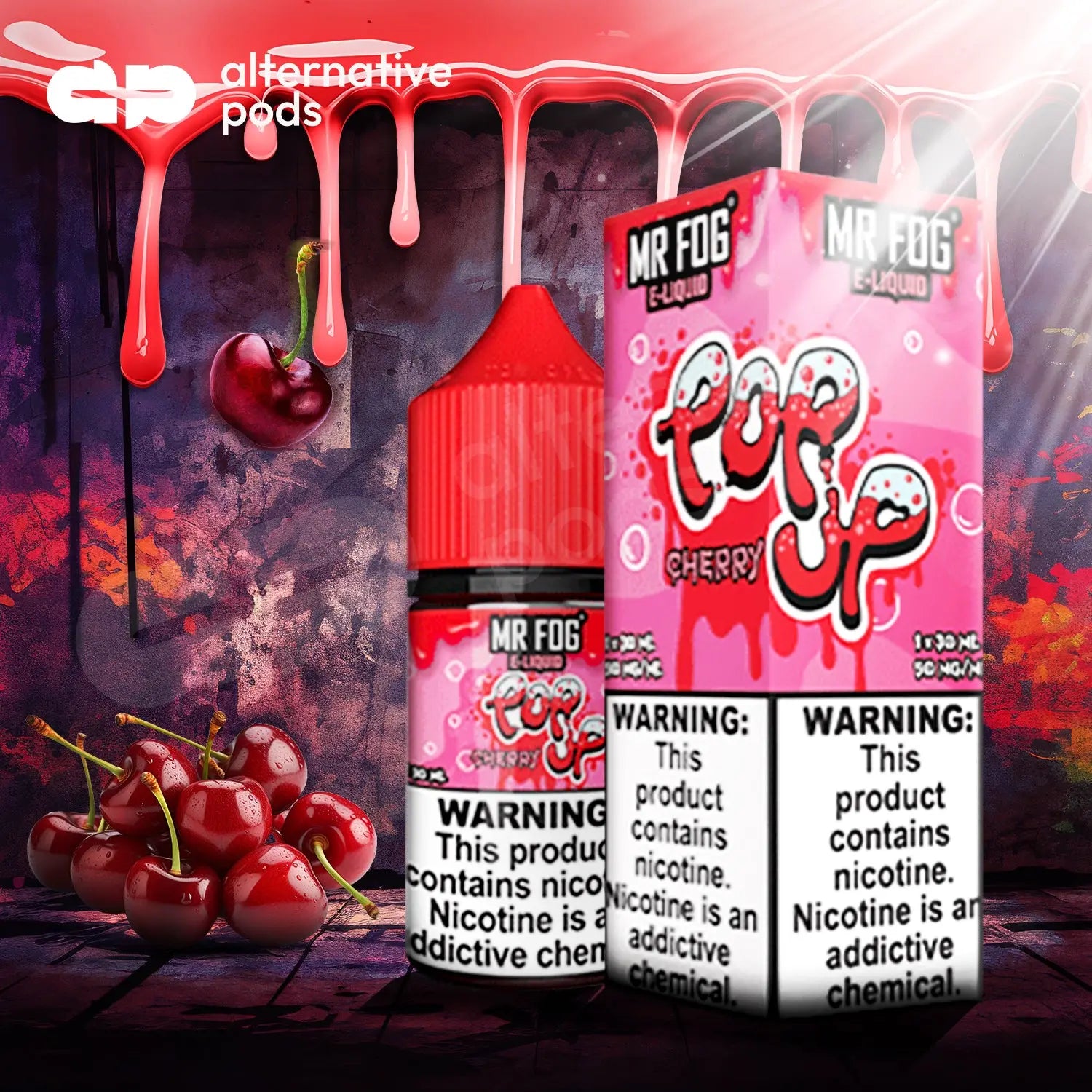 MR FOG E-LIQUID POP UP 30ML - Alternative pods | Online Vape & Smoke Shop
