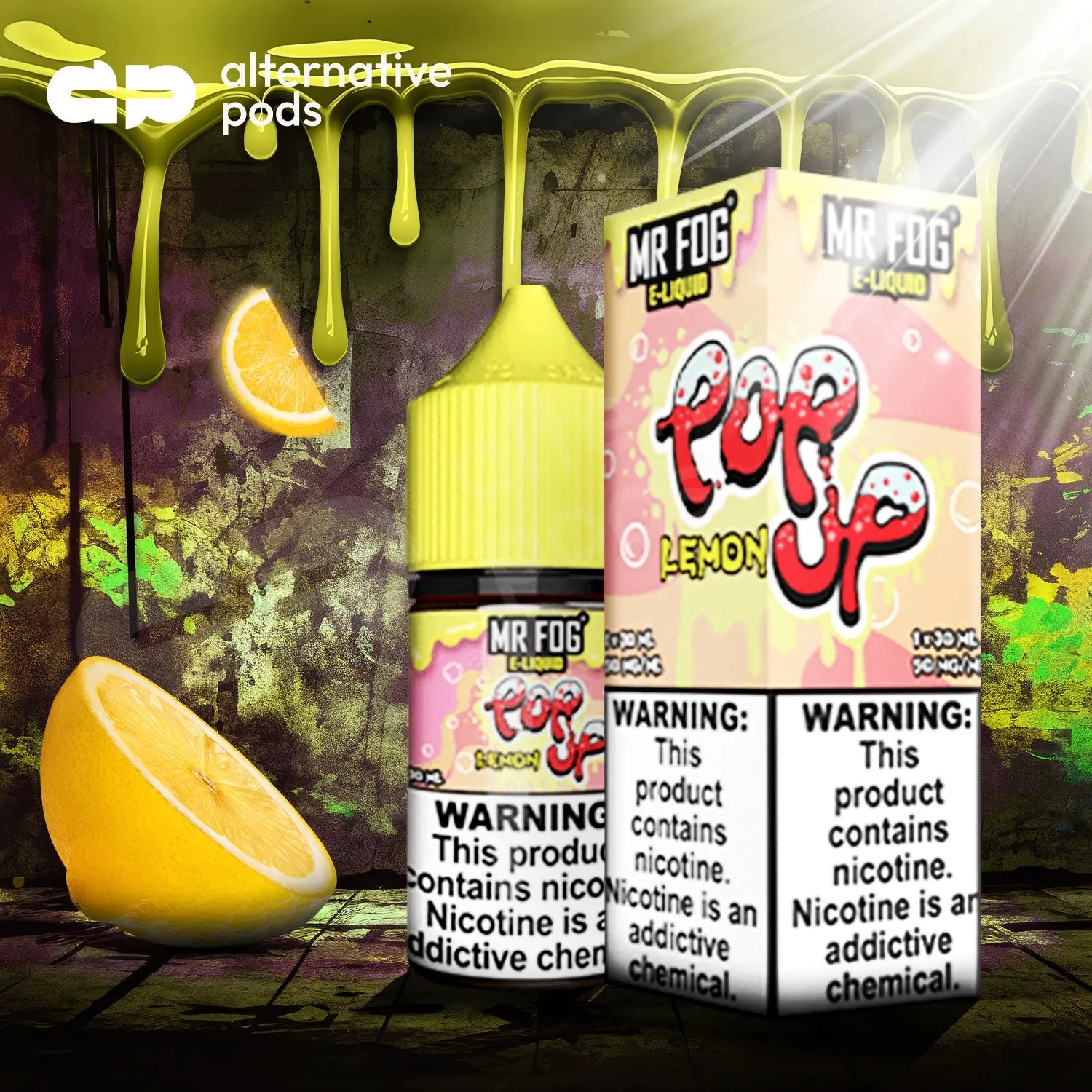 MR FOG E-LIQUID POP UP 30ML - Alternative pods | Online Vape & Smoke Shop