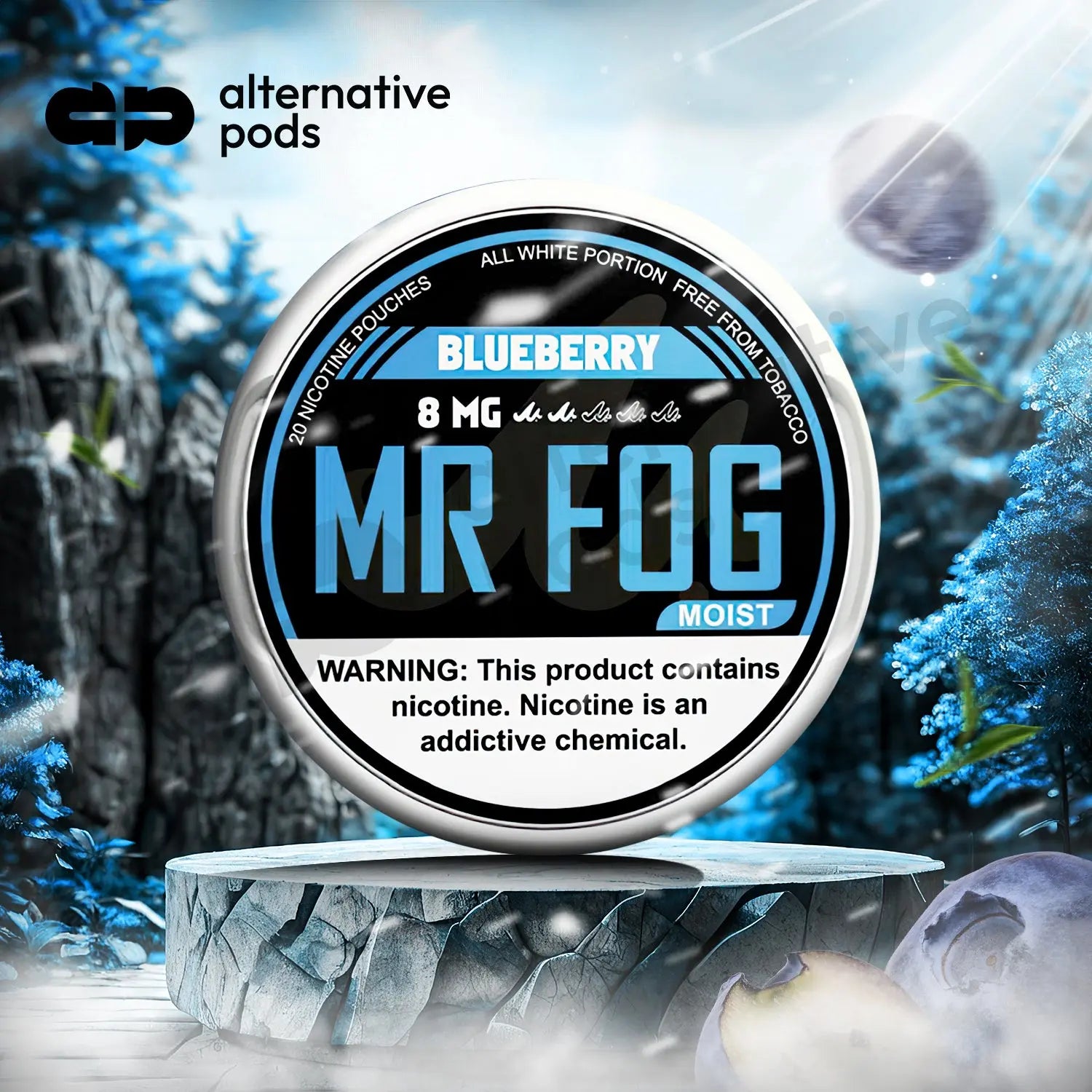MR FOG NICOTINE POUCHES 8MG - Alternative pods | Online Vape & Smoke Shop