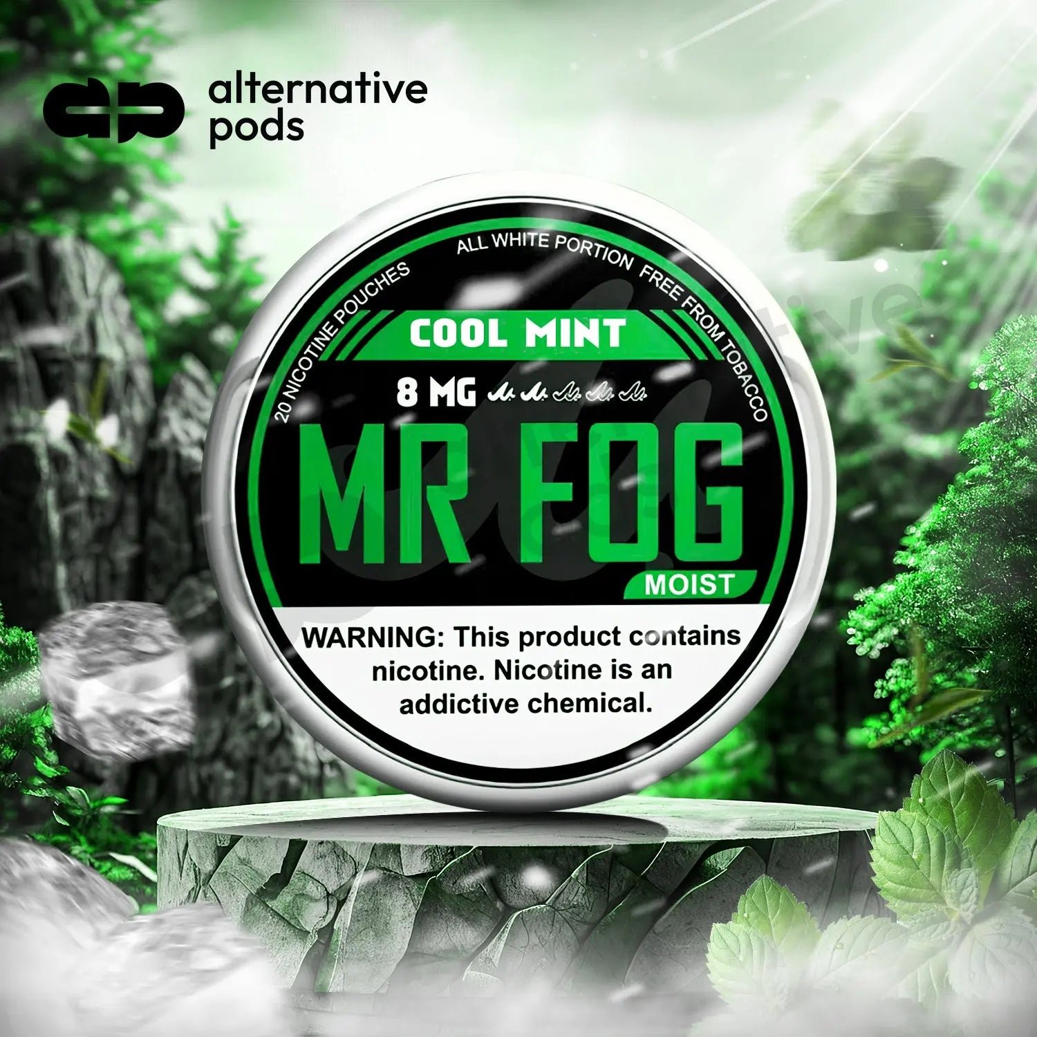 MR FOG NICOTINE POUCHES 8MG - Alternative pods | Online Vape & Smoke Shop