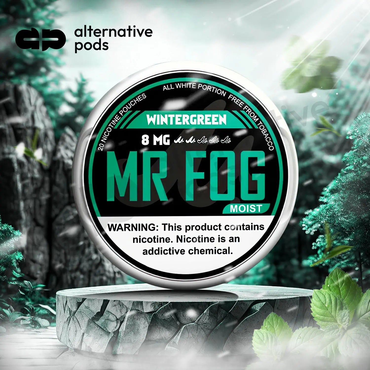 MR FOG NICOTINE POUCHES 8MG - Alternative pods | Online Vape & Smoke Shop