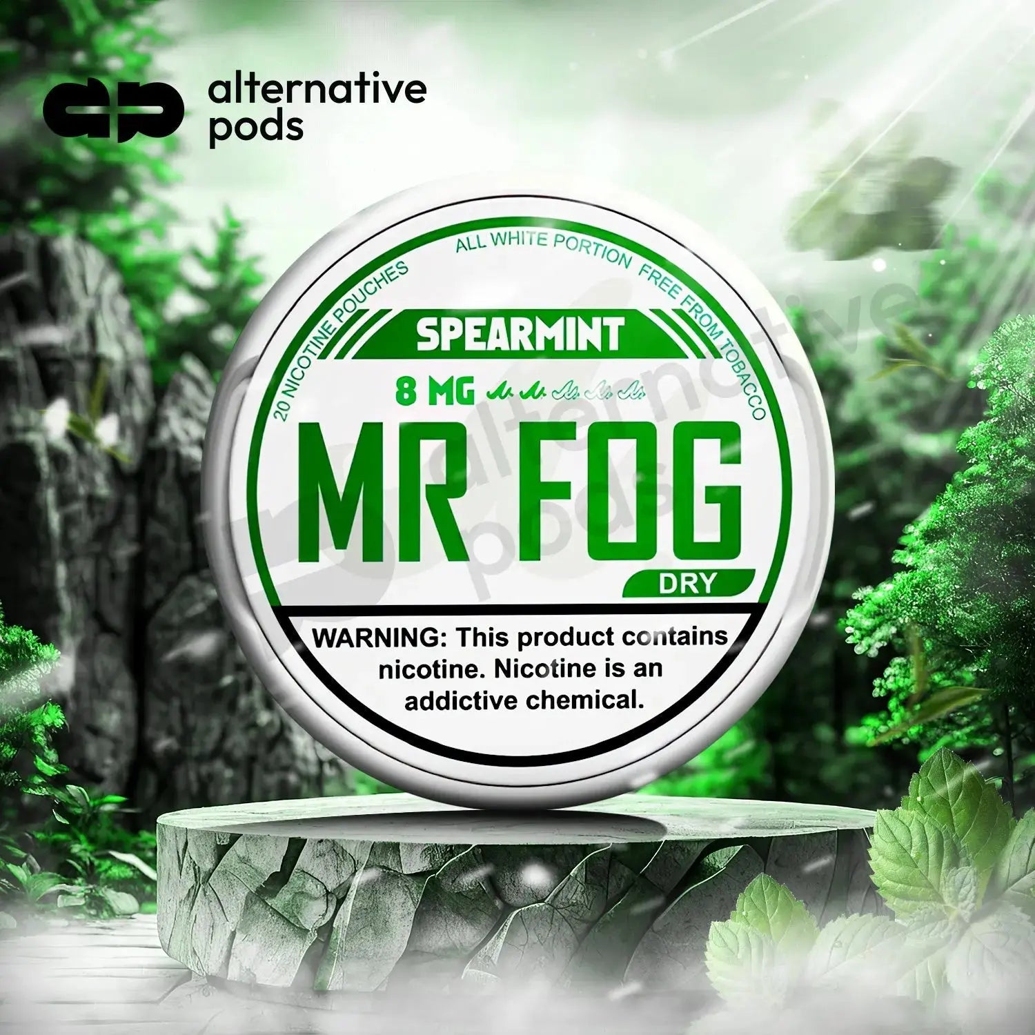 MR FOG NICOTINE POUCHES 8MG - Alternative pods | Online Vape & Smoke Shop