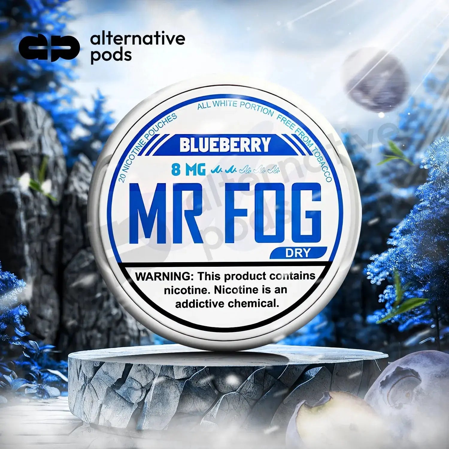 MR FOG NICOTINE POUCHES 8MG - Alternative pods | Online Vape & Smoke Shop