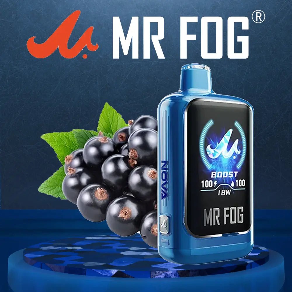 MR FOG NOVA BLUE RAZZ STEEZY SERIES ZERO NICOTINE 36K MR FOG NOVA BLUE RAZZ STEEZY SERIES ZERO NICOTINE 36K
