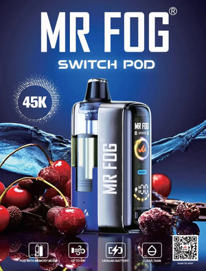 how much is elf bar vape How do I use a Mr Fog vaping device? (Mr Fog Switch 5500 Disposable Vape) main image 0