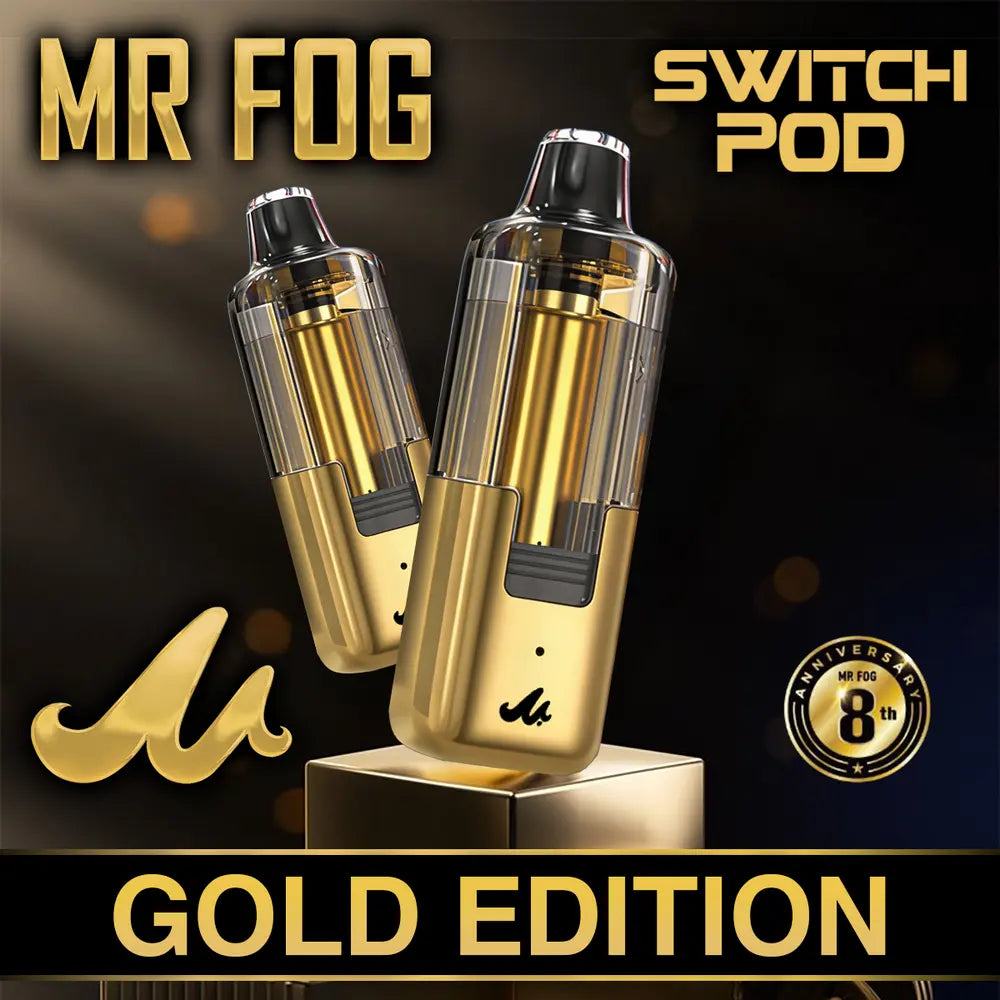 MR FOG SWITCH GOLD EDITION 45K PUFFS MR FOG SWITCH GOLD EDITION 45K PUFFS