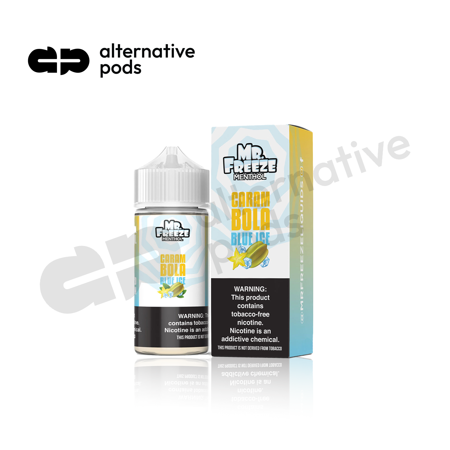 Mr. Freeze Menthol Synthetic Nicotine E-Liquid 100ML - Online Vape Shop | Alternative pods | Affordable Vapor Store | Vape Disposables