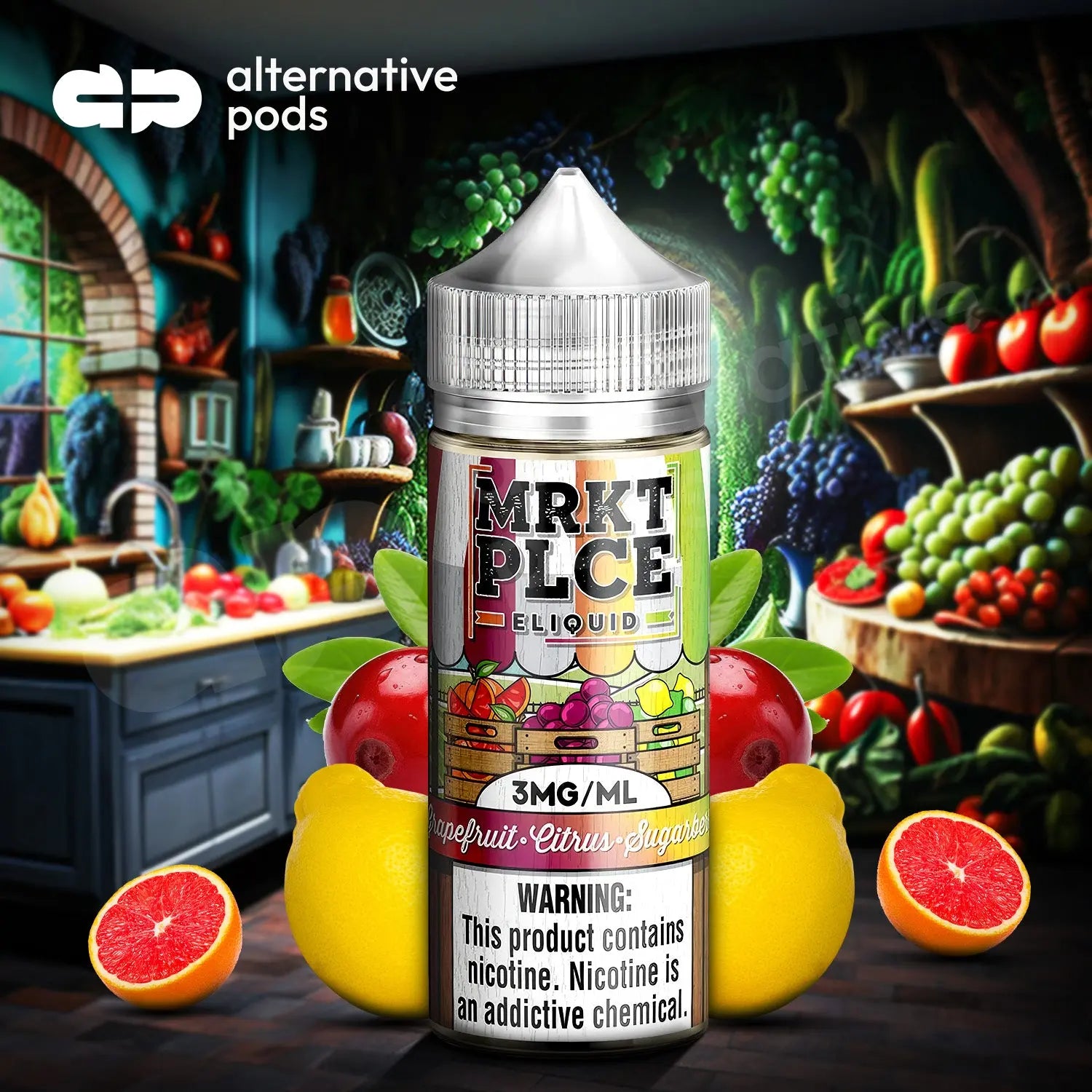 MRKTPLCE E-Liquid 100ML - Dragonfruit Citrus Sugarberry 