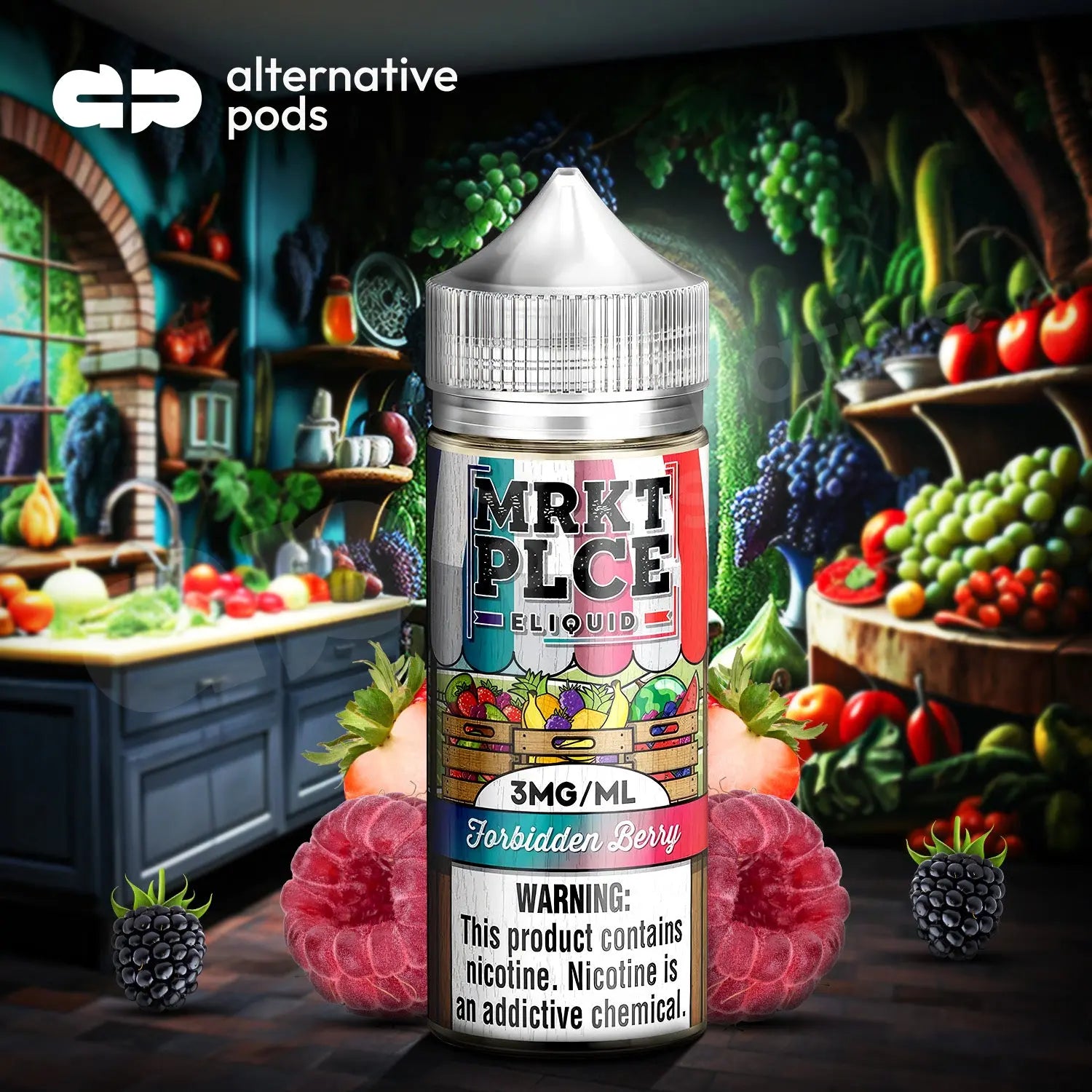 MRKTPLCE E-Liquid 100ML - Forbidden Berry 
