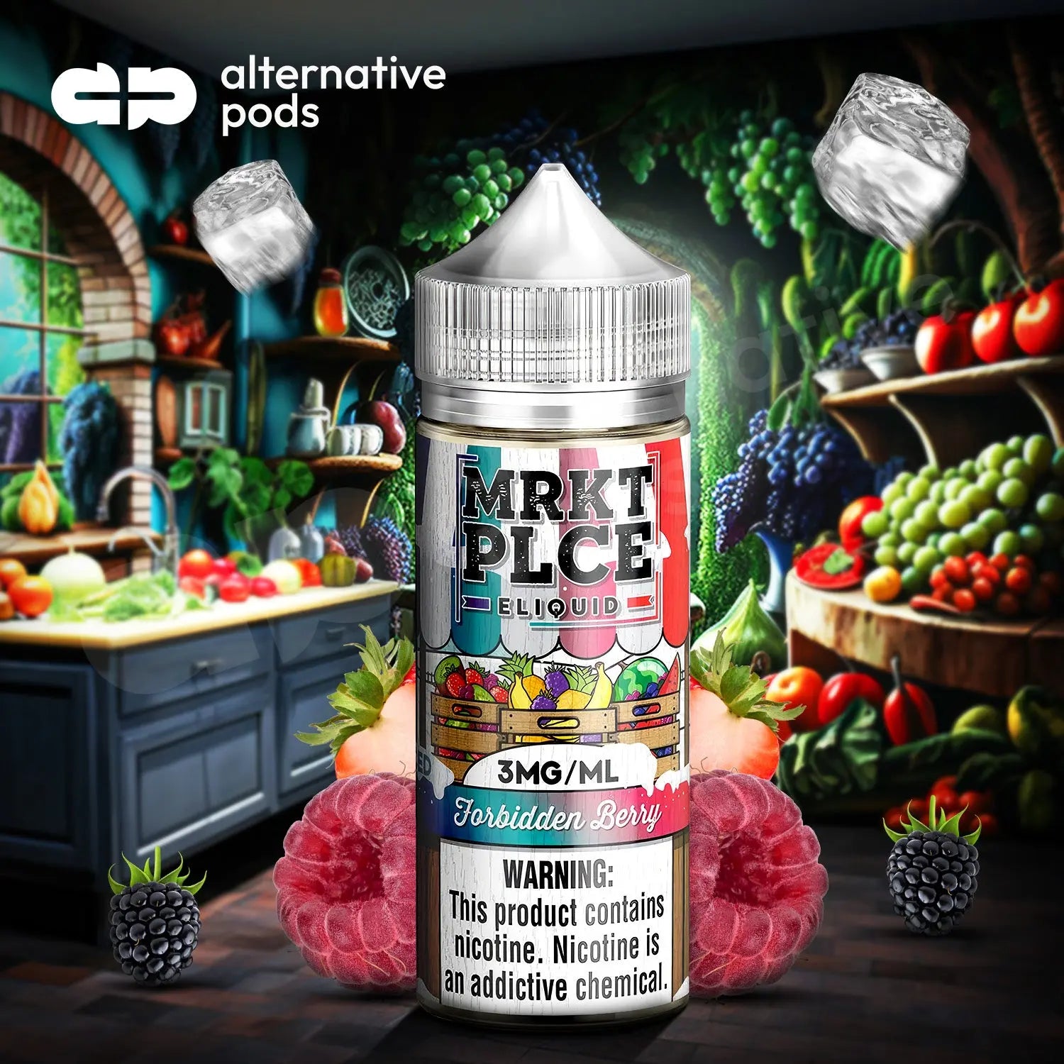 MRKTPLCE E-Liquid 100ML - Forbidden Berry Ice 