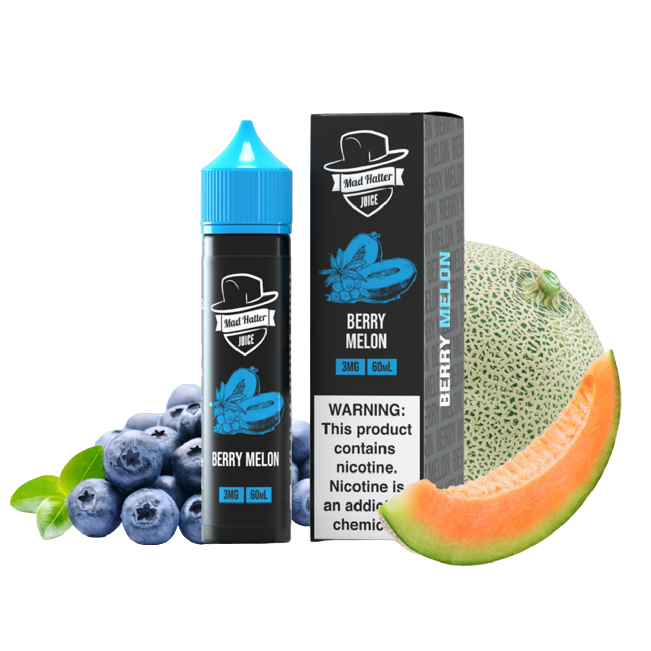 Mad Hatter Juice E-Liquid 60ML Berry Melon