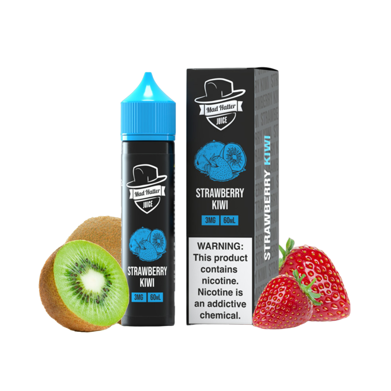 Mad Hatter Juice E-Liquid 60ML Strawberry Kiwi