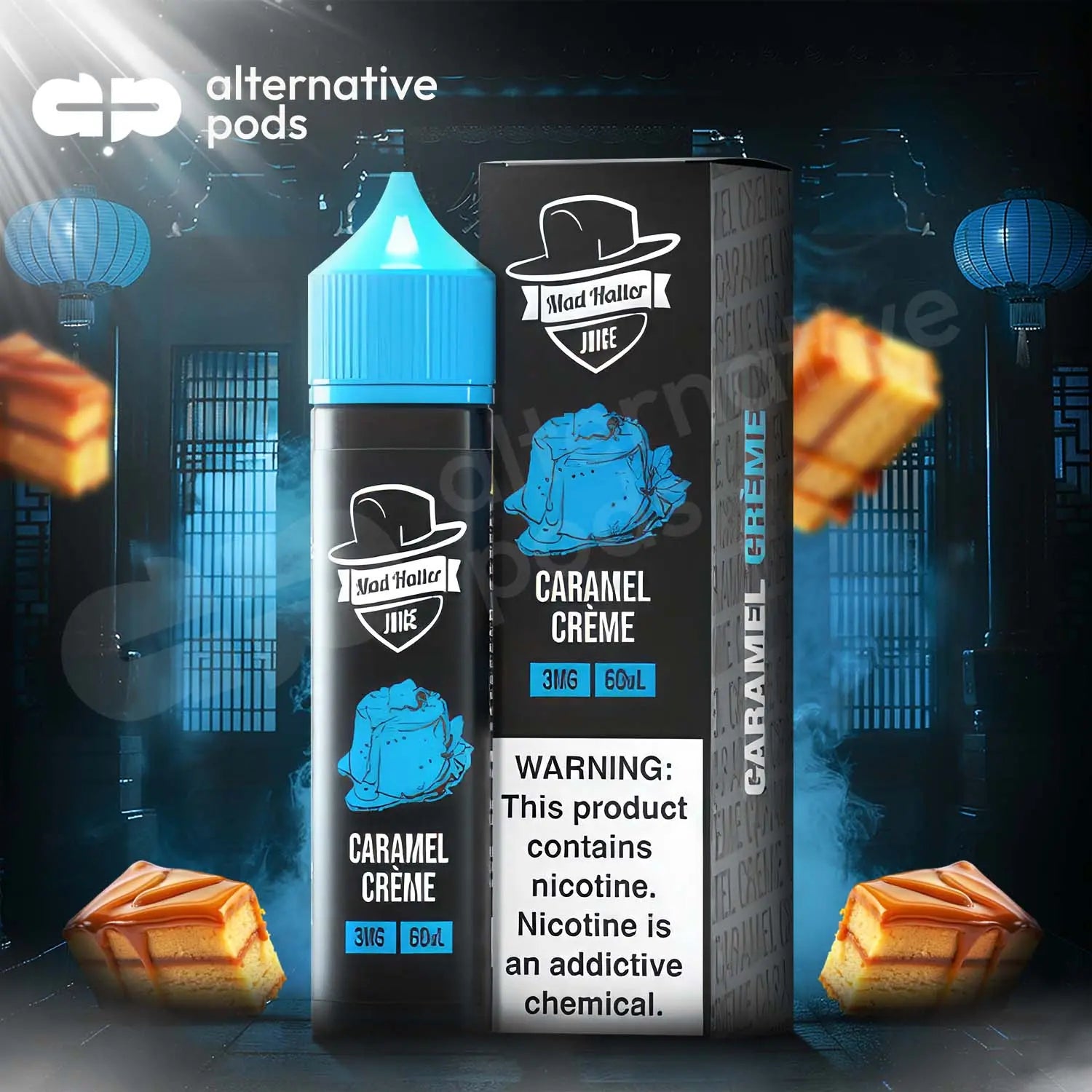 Mad Hatter Juice E-Liquid 60ML - Caramel Creme 