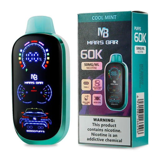 Mars Bar 60K Disposable - Cool Mint 