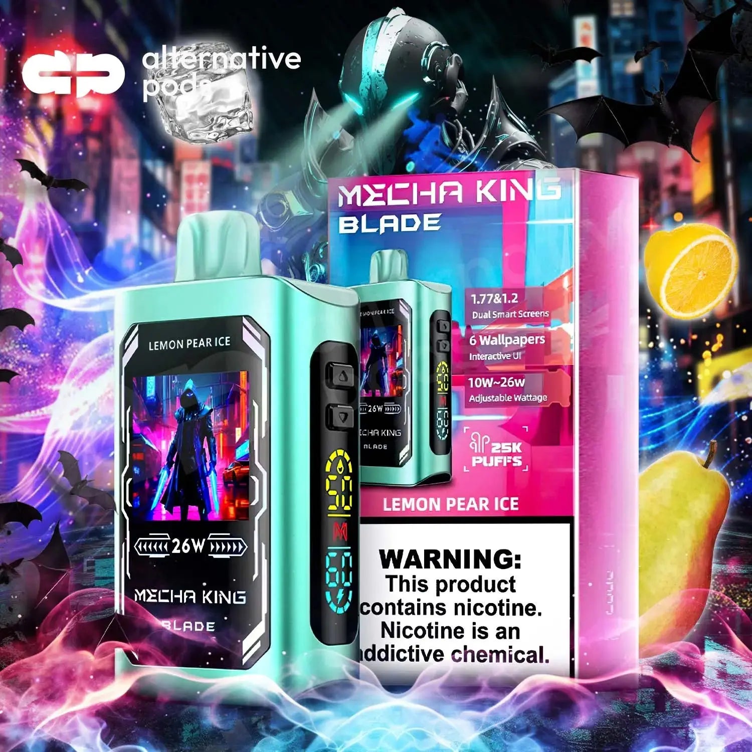Mecha King Blade 25K Disposable Mecha King - Lemon Pear Ice 
