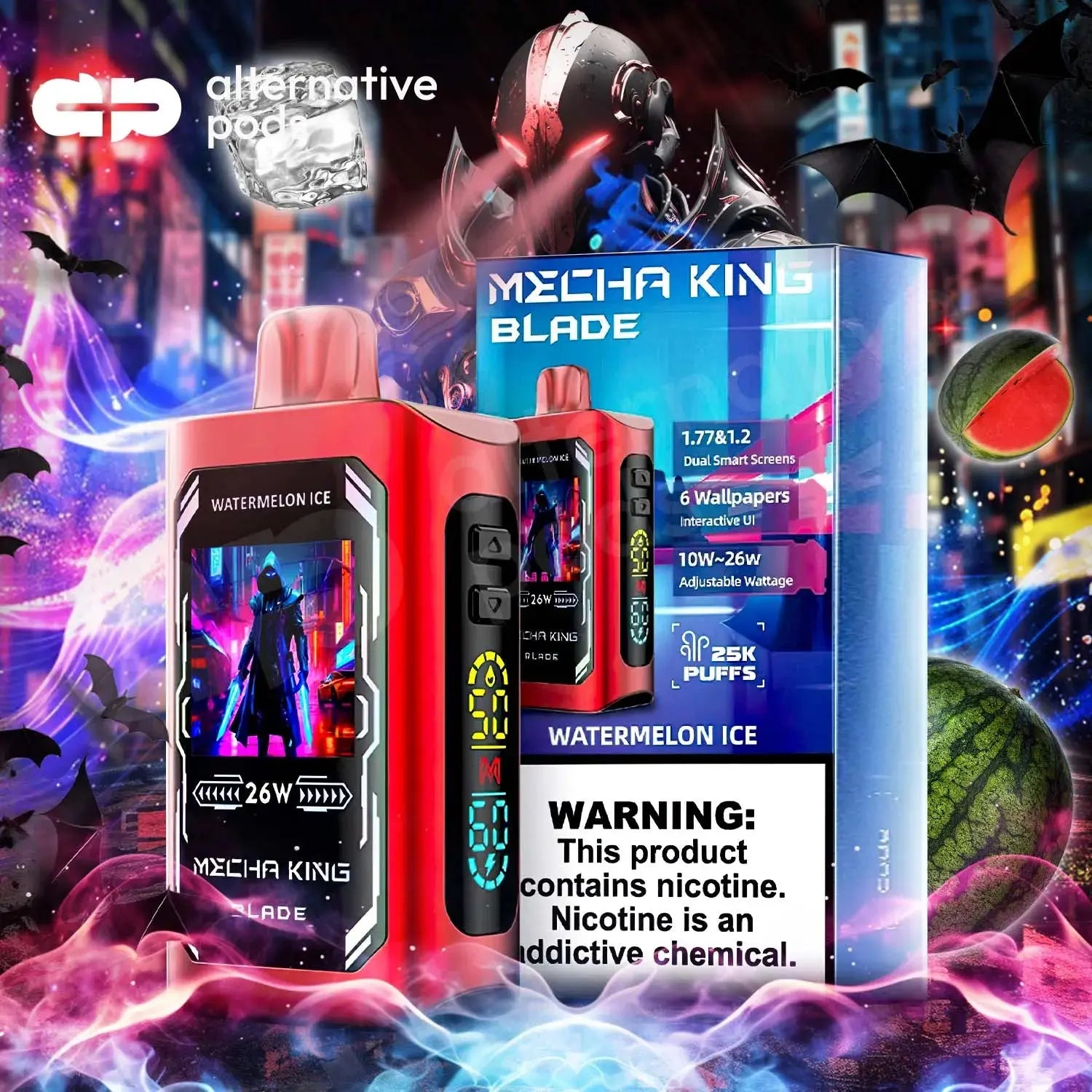 Mecha King Blade 25K Disposable Mecha King - Watermelon Ice 