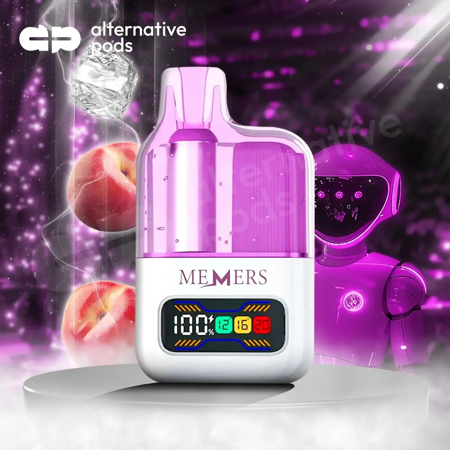 Memers XSORB ME25000 Disposable - Peach Ice 