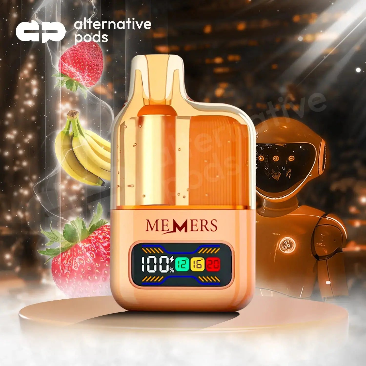 Memers XSORB ME25000 Disposable - Strawberry Banana 