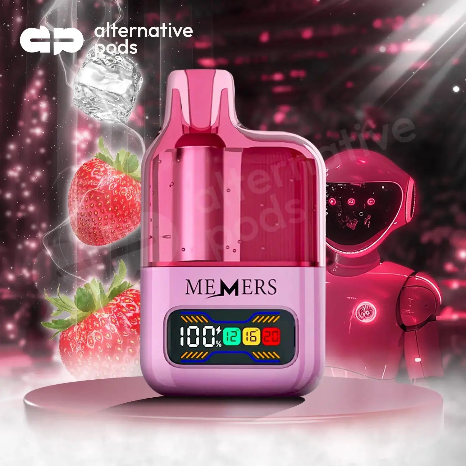 Memers XSORB ME25000 Disposable - Strawberry Ice 