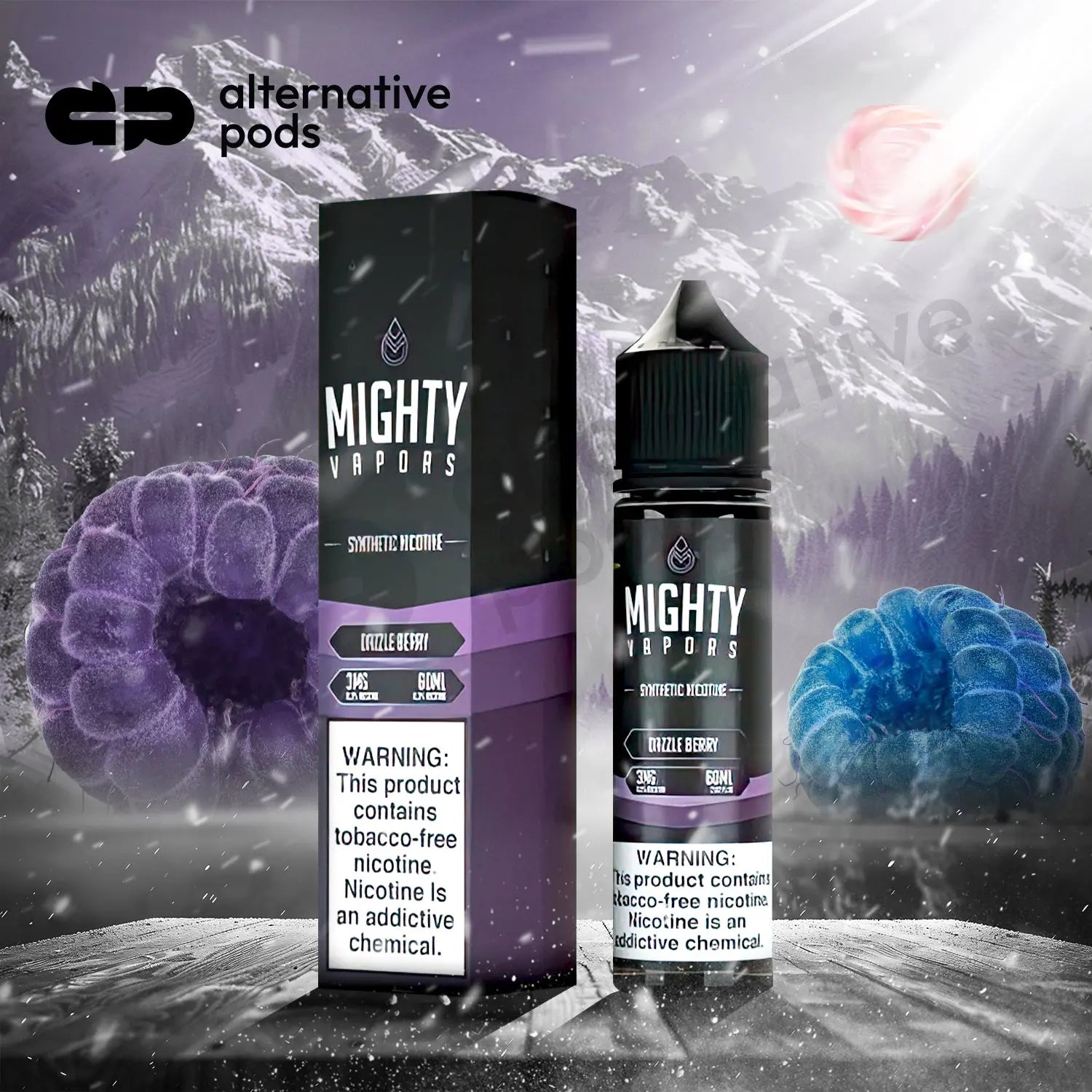 Mighty Vapors Synthetic Nicotine E-Liquid 60ML - Alternative pods | Online Vape & Smoke Shop