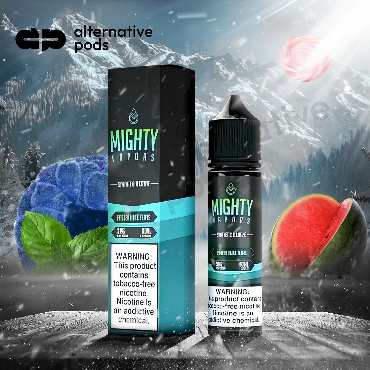 Mighty Vapors Synthetic Nicotine E-Liquid 60ML - Alternative pods | Online Vape & Smoke Shop