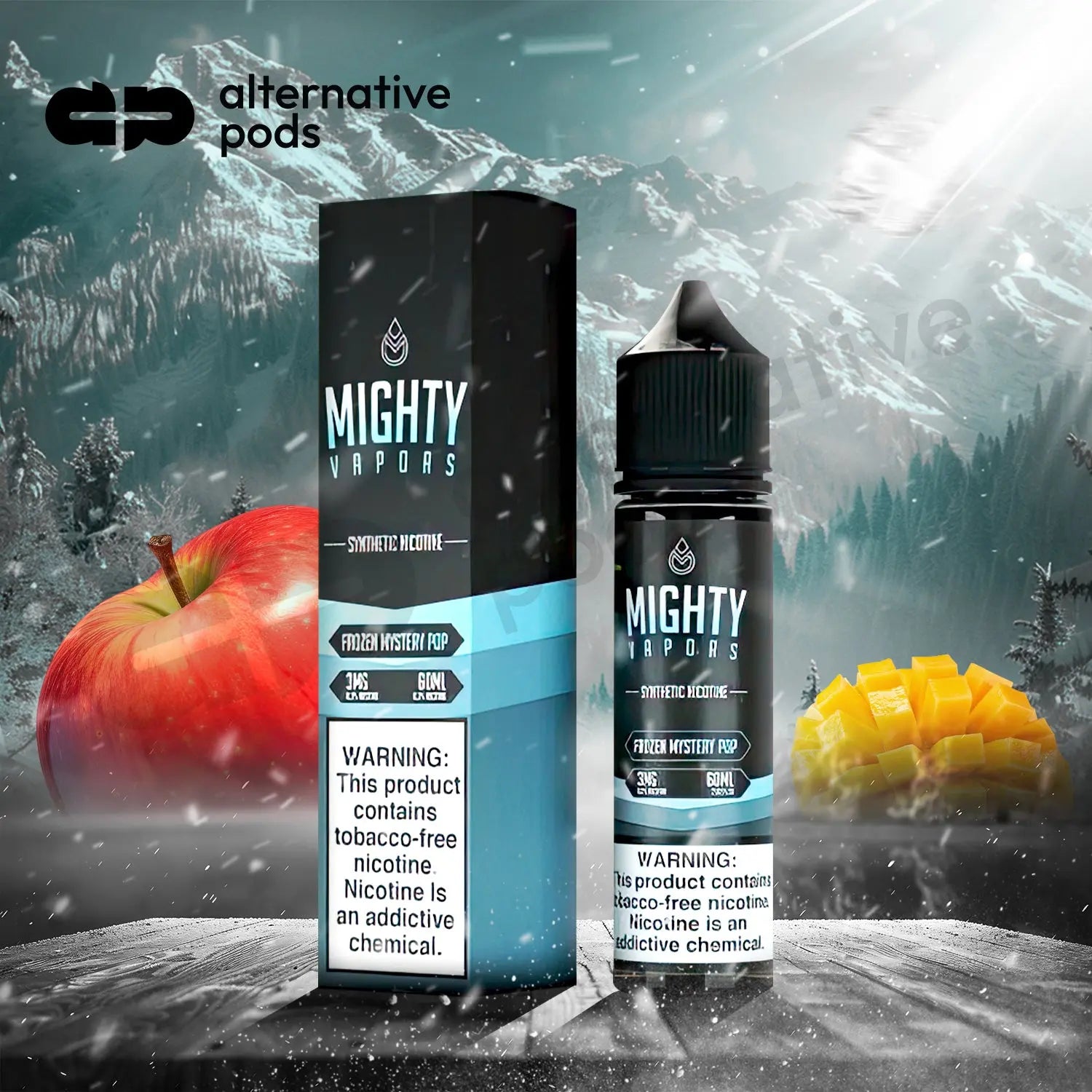 Mighty Vapors Synthetic Nicotine E-Liquid 60ML - Alternative pods | Online Vape & Smoke Shop