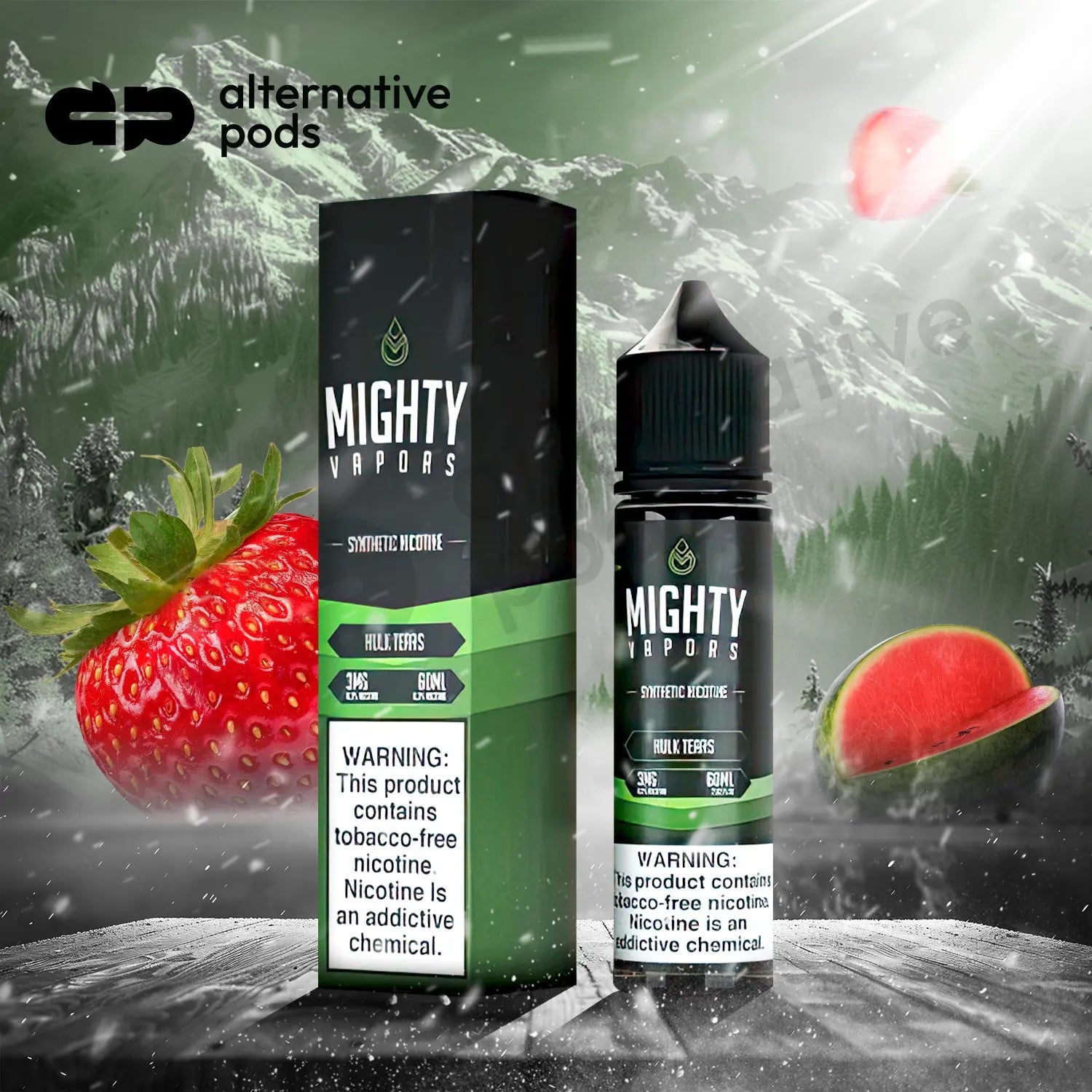 Mighty Vapors Synthetic Nicotine E-Liquid 60ML - Alternative pods | Online Vape & Smoke Shop