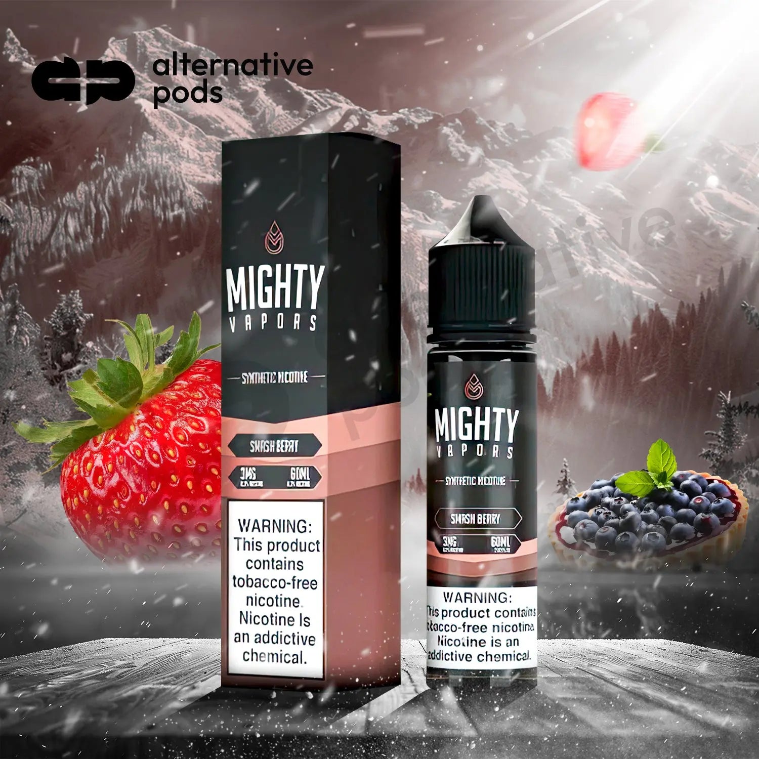 Mighty Vapors Synthetic Nicotine E-Liquid 60ML - Alternative pods | Online Vape & Smoke Shop
