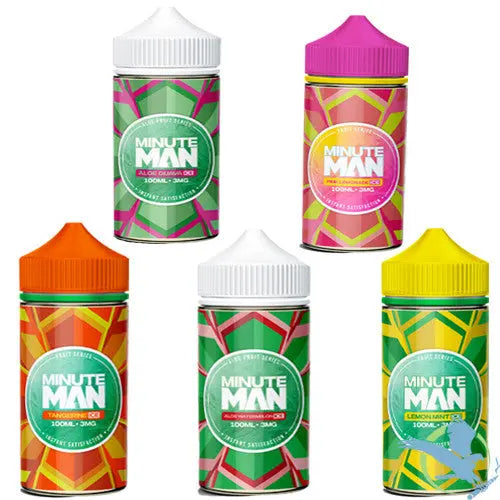 Minute Man Synthetic Nicotine E-Liquid 100ML - Alternative pods | Online Vape & Smoke Shop