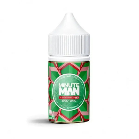 Minute Man Synthetic Salts - Aloe Watermelon Ice 30mL - Alternative pods | Online Vape & Smoke Shop