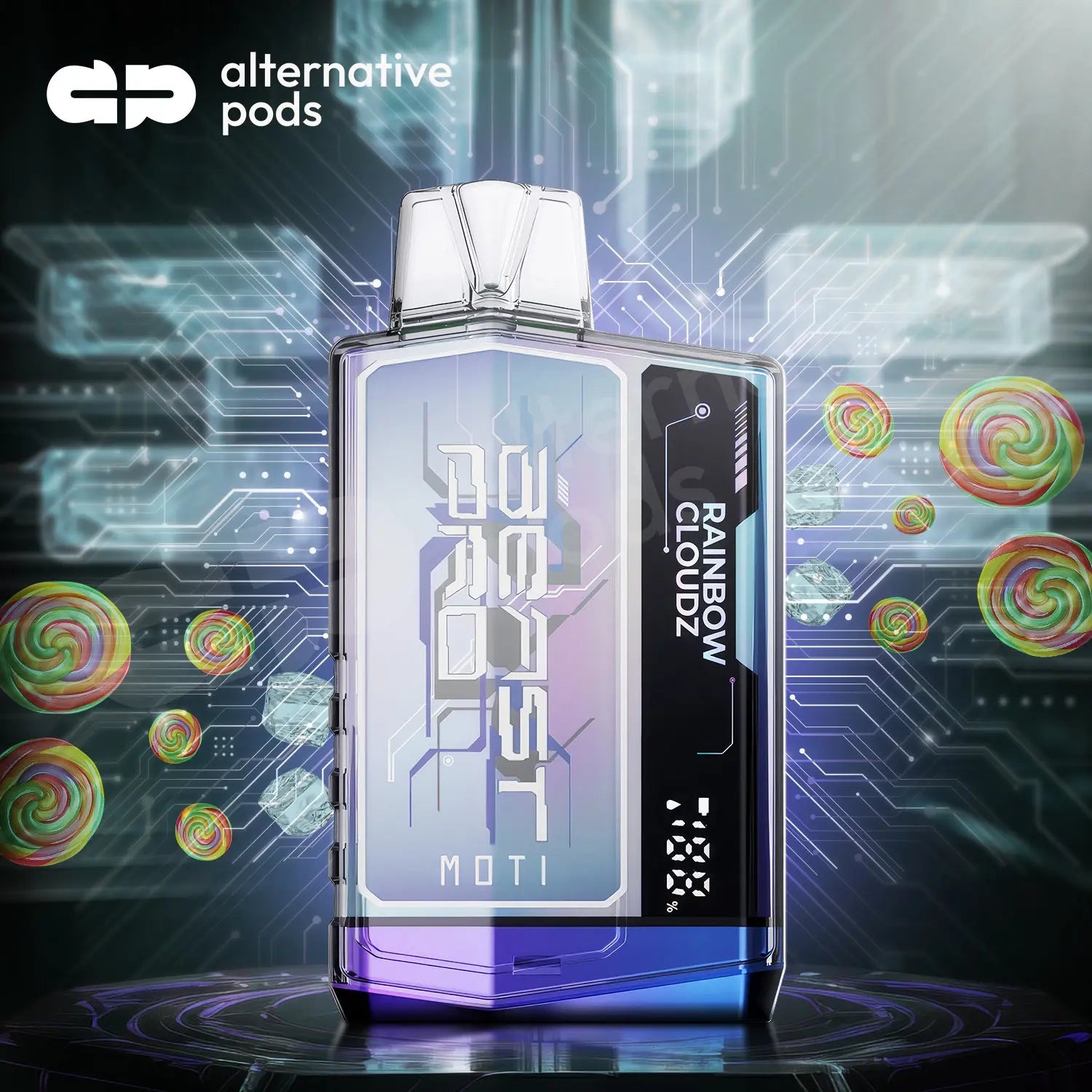 MoTi Beast Pro 10K - Rainbow Cloudz 