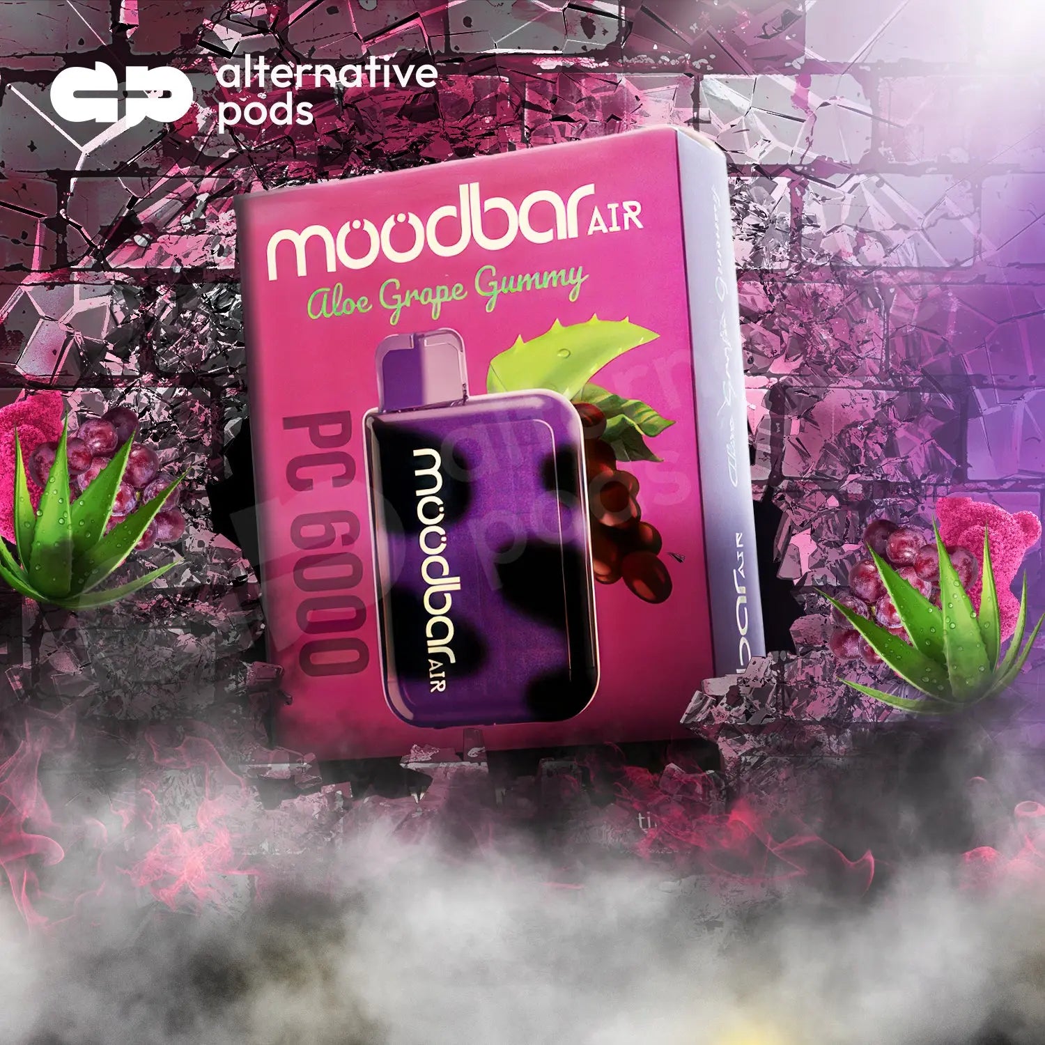 MoodBar Air PC6000 - Alternative pods | Online Vape & Smoke Shop